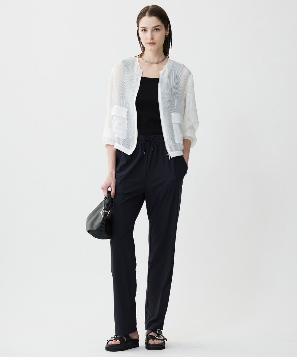 ICB L 【洗える】Ta/Peメッシュ ブルゾン 