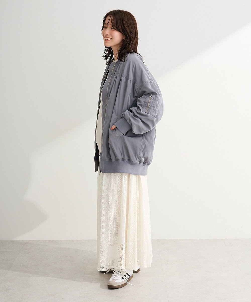 Green Parks ラウンド切替インドコットンレーススカート 