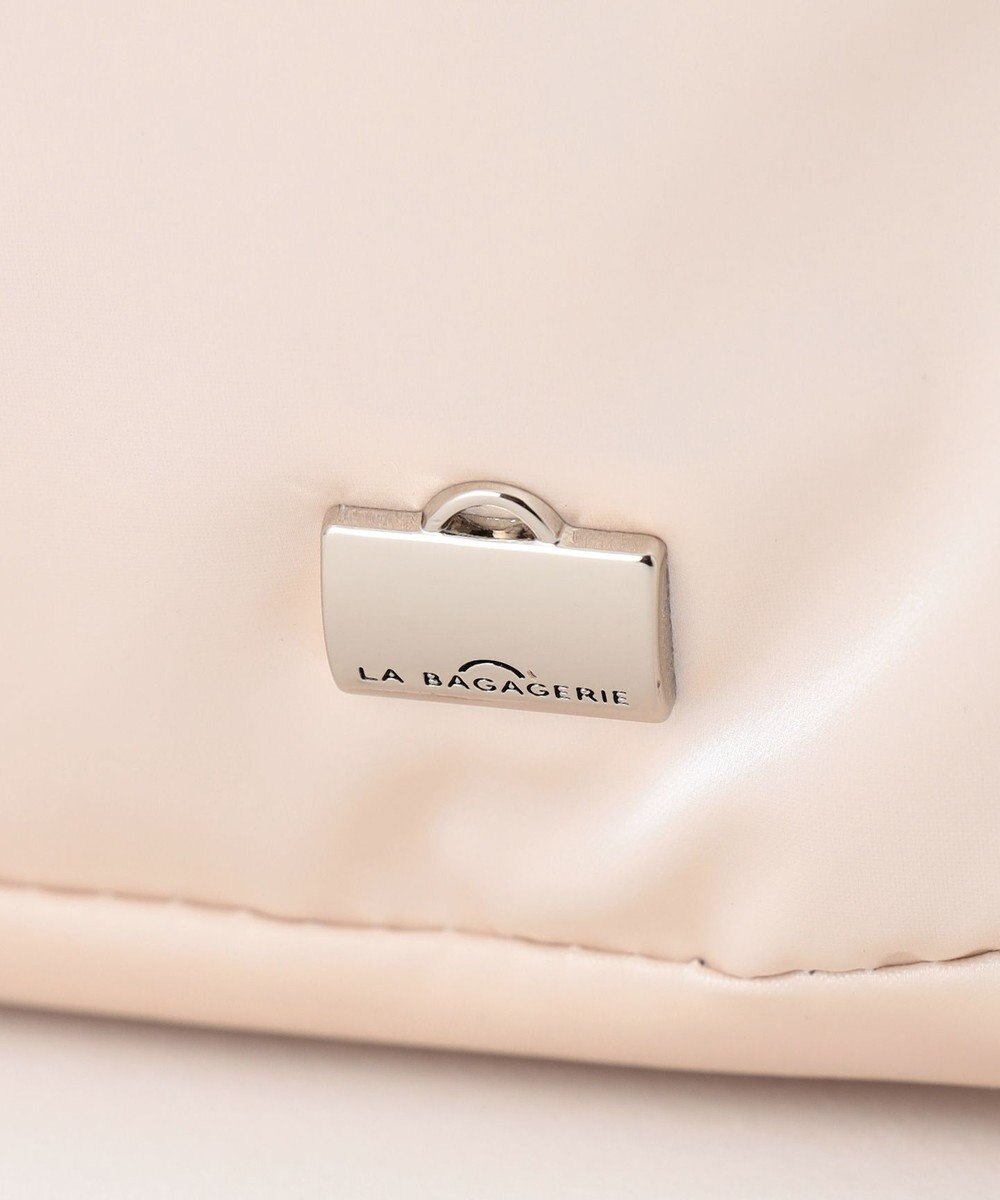 LA BAGAGERIE メタリックドロストポケット　ミニショルダーバッグ 