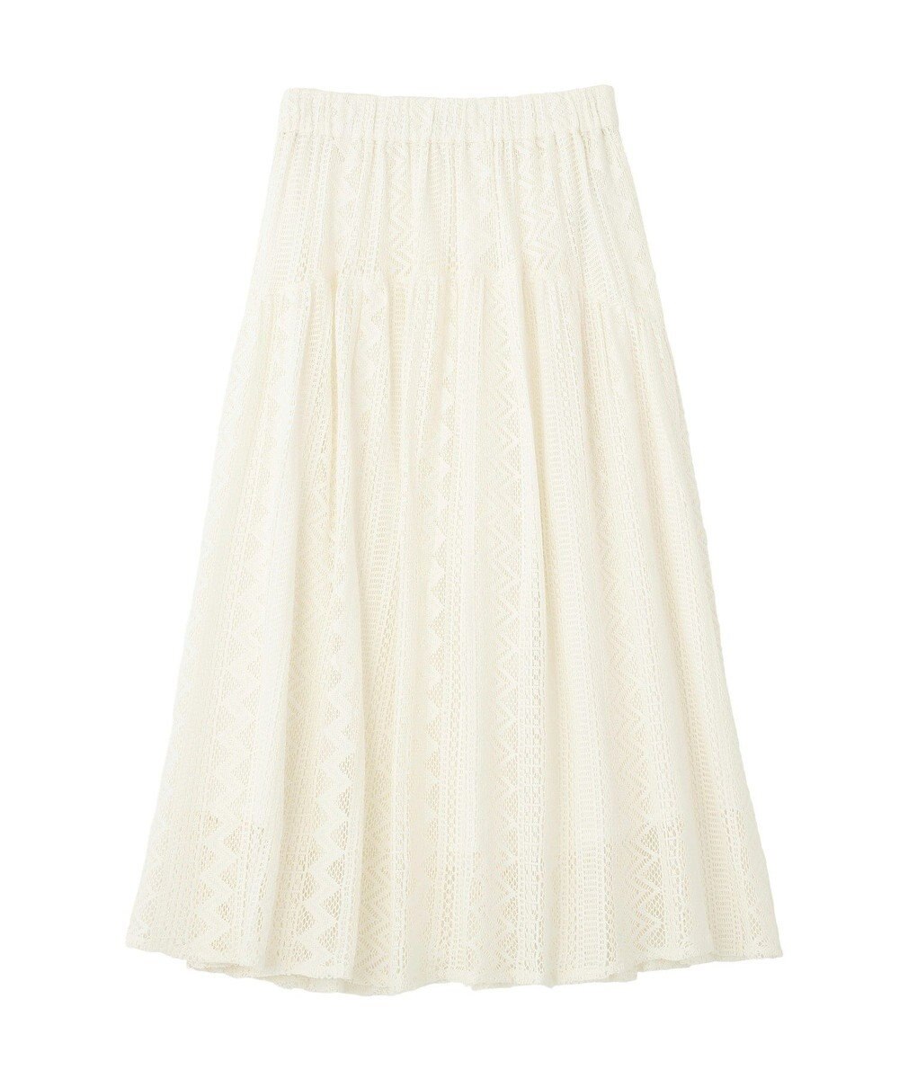 Green Parks ラウンド切替インドコットンレーススカート 