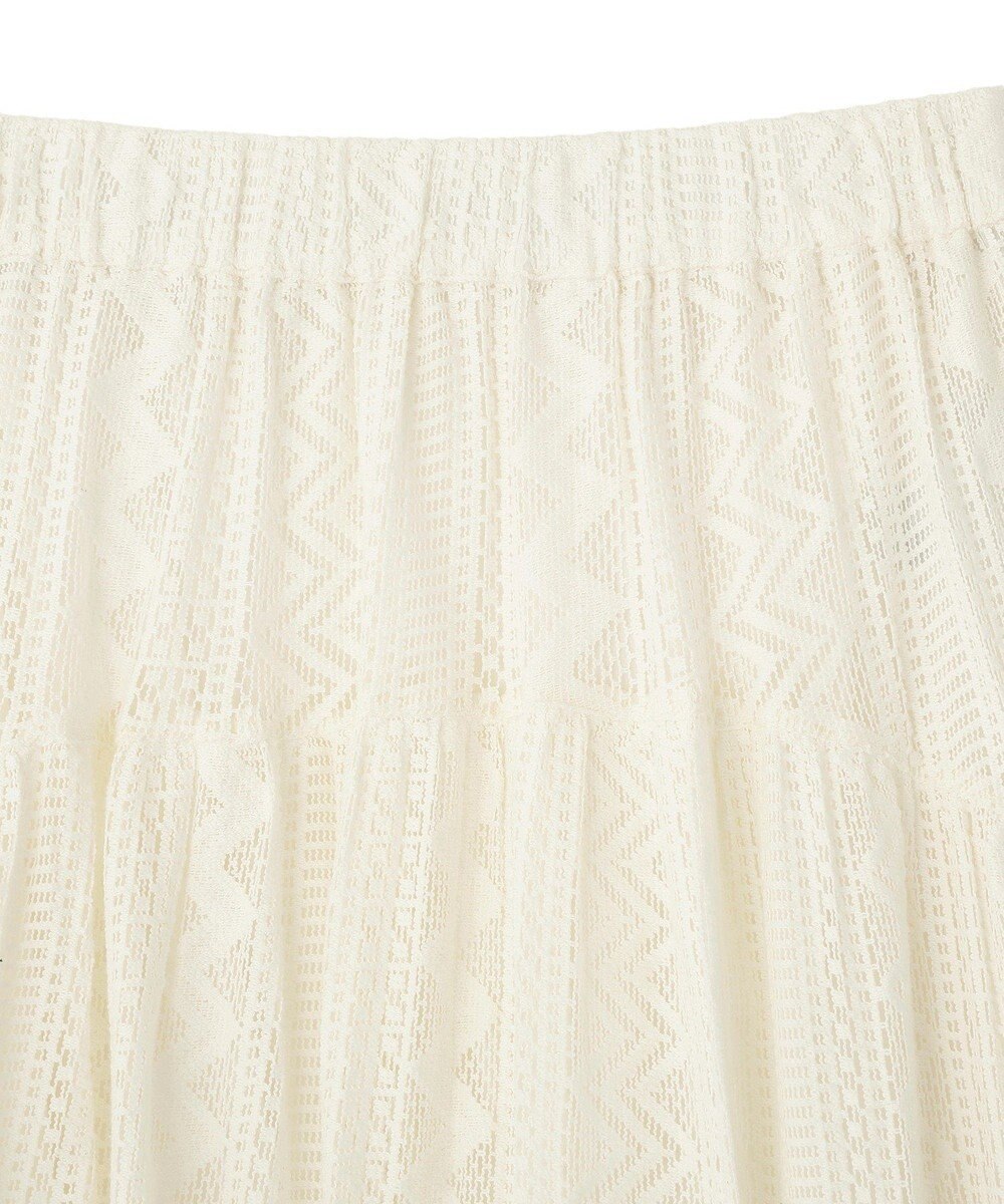 Green Parks ラウンド切替インドコットンレーススカート 