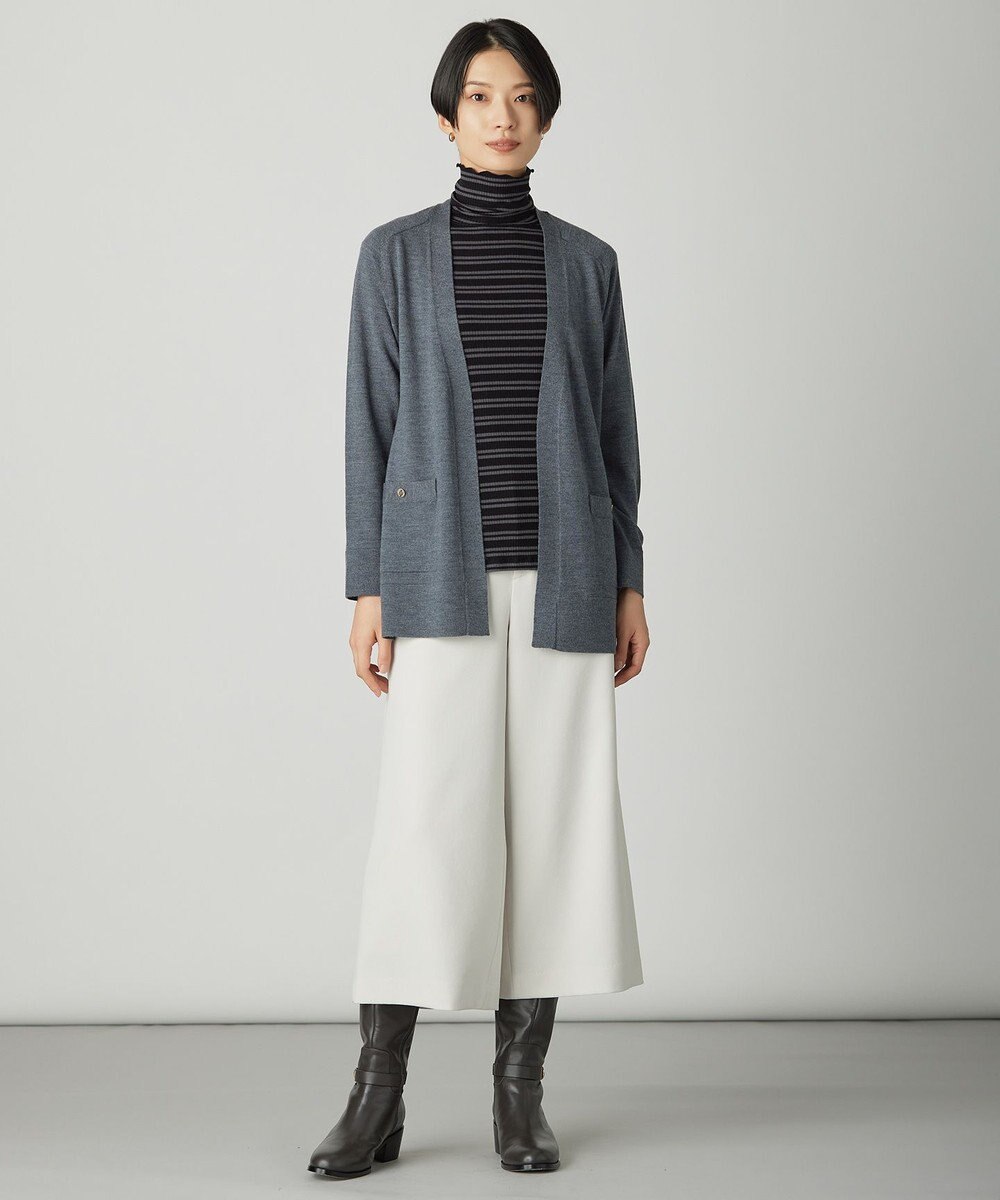 J.PRESS LADIES 【WEB限定カラーあり】ツムギートflannel クロップド パンツ 