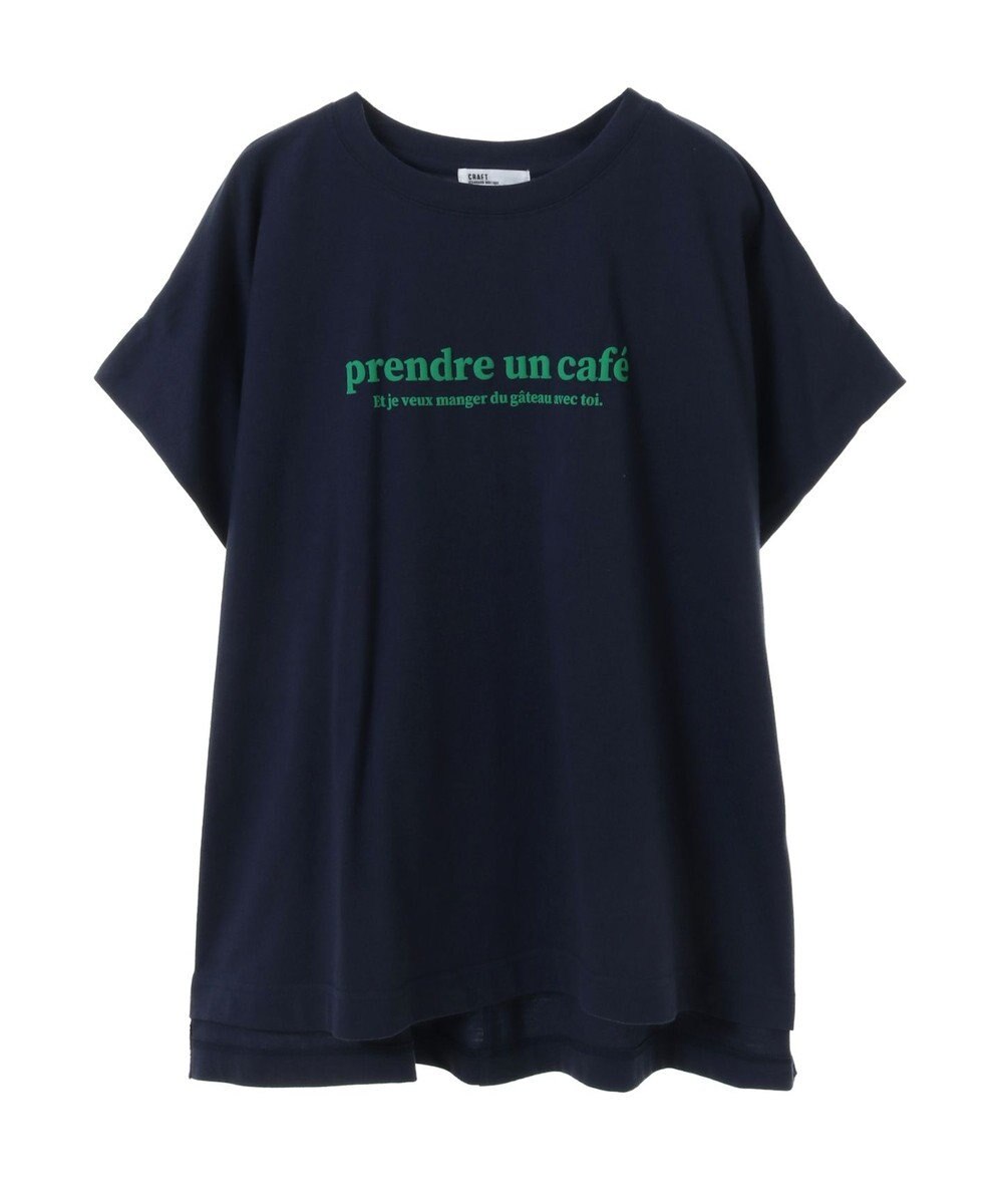 CRAFT STANDARD BOUTIQUE 発泡プリントロゴＴシャツ 