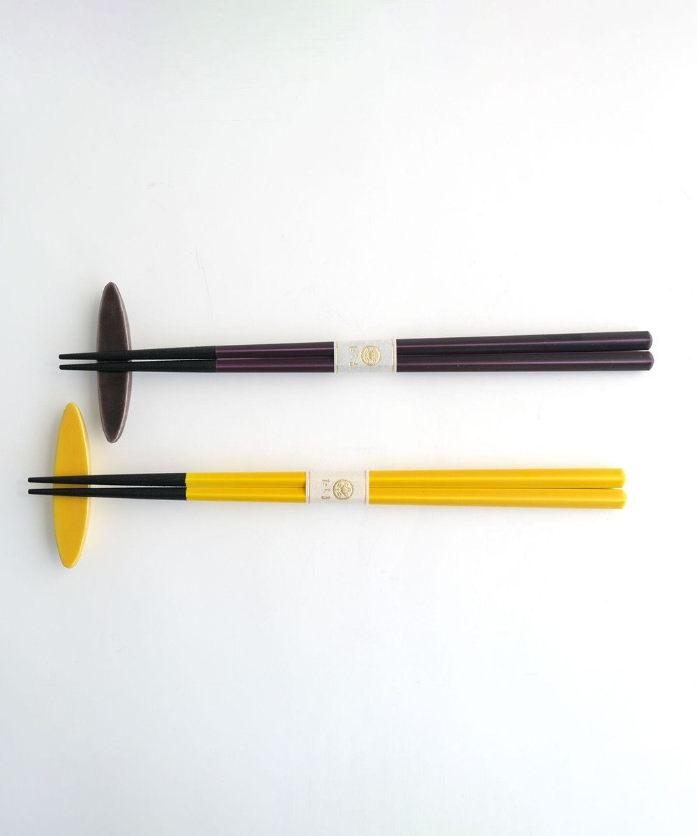 たち吉 【たち吉】かさね色箸・箸置セット移菊〈箸2膳・箸置2個〉 