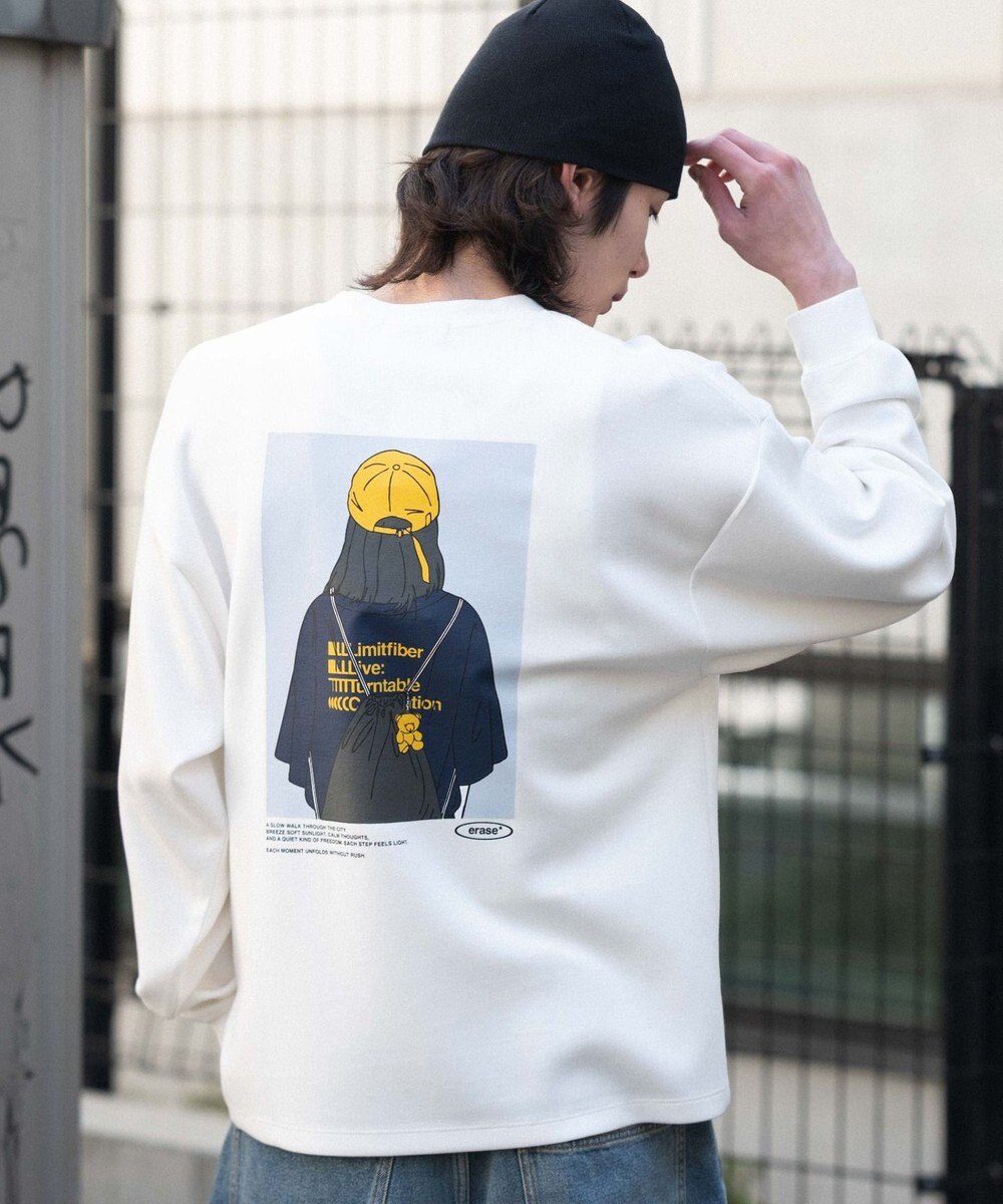 WEGO 【ユニセックス着用ITEM/MLサイズ展開】ガールプリントT（LS） 