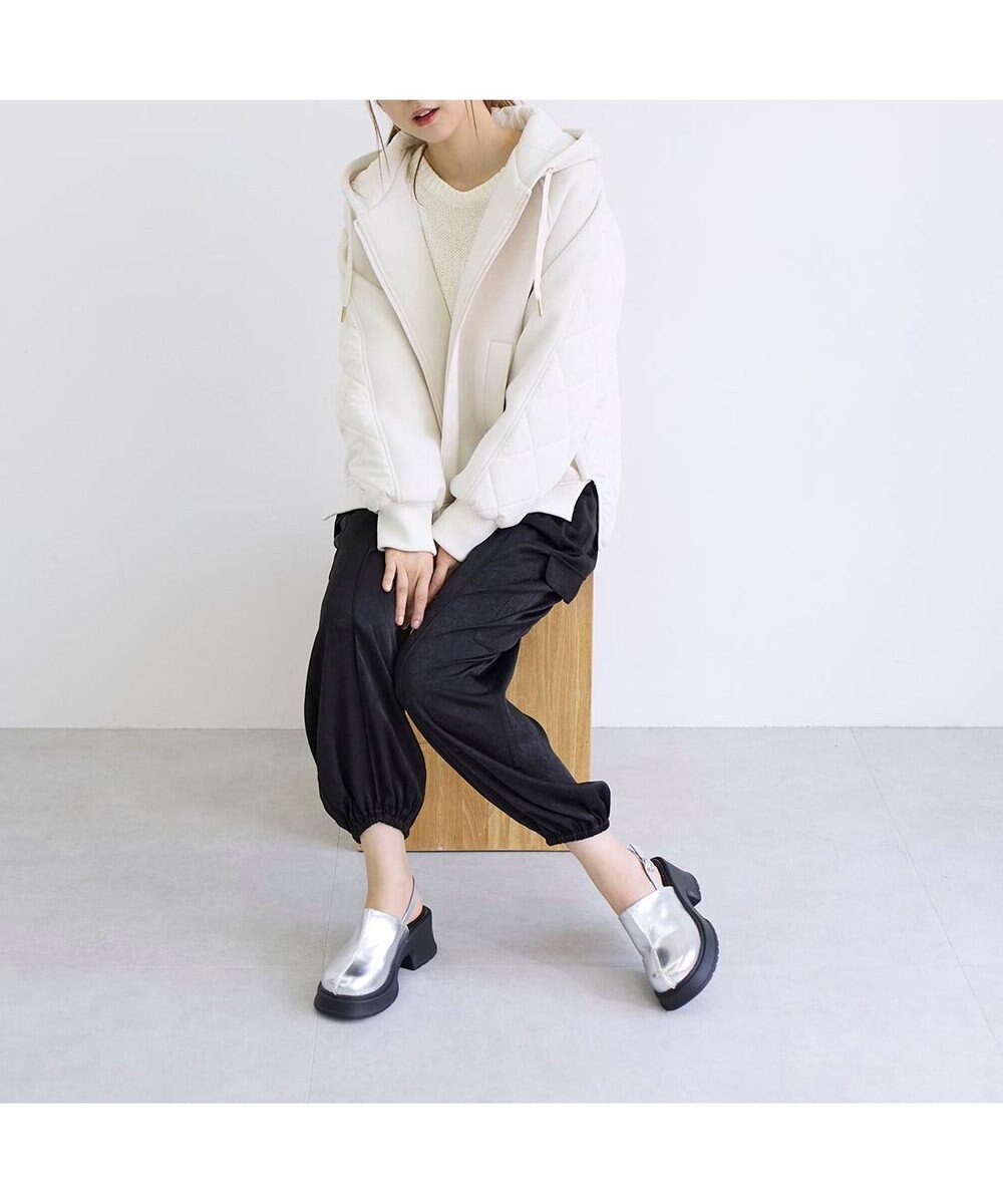 MODE ET JACOMO <noyau>センターライン厚底サボサンダル 