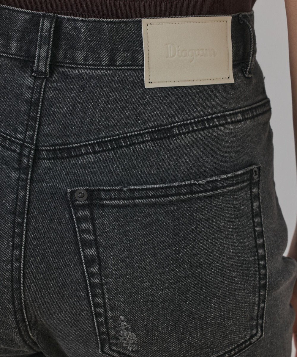 GRACE CONTINENTAL ラインスリムデニムパンツ 