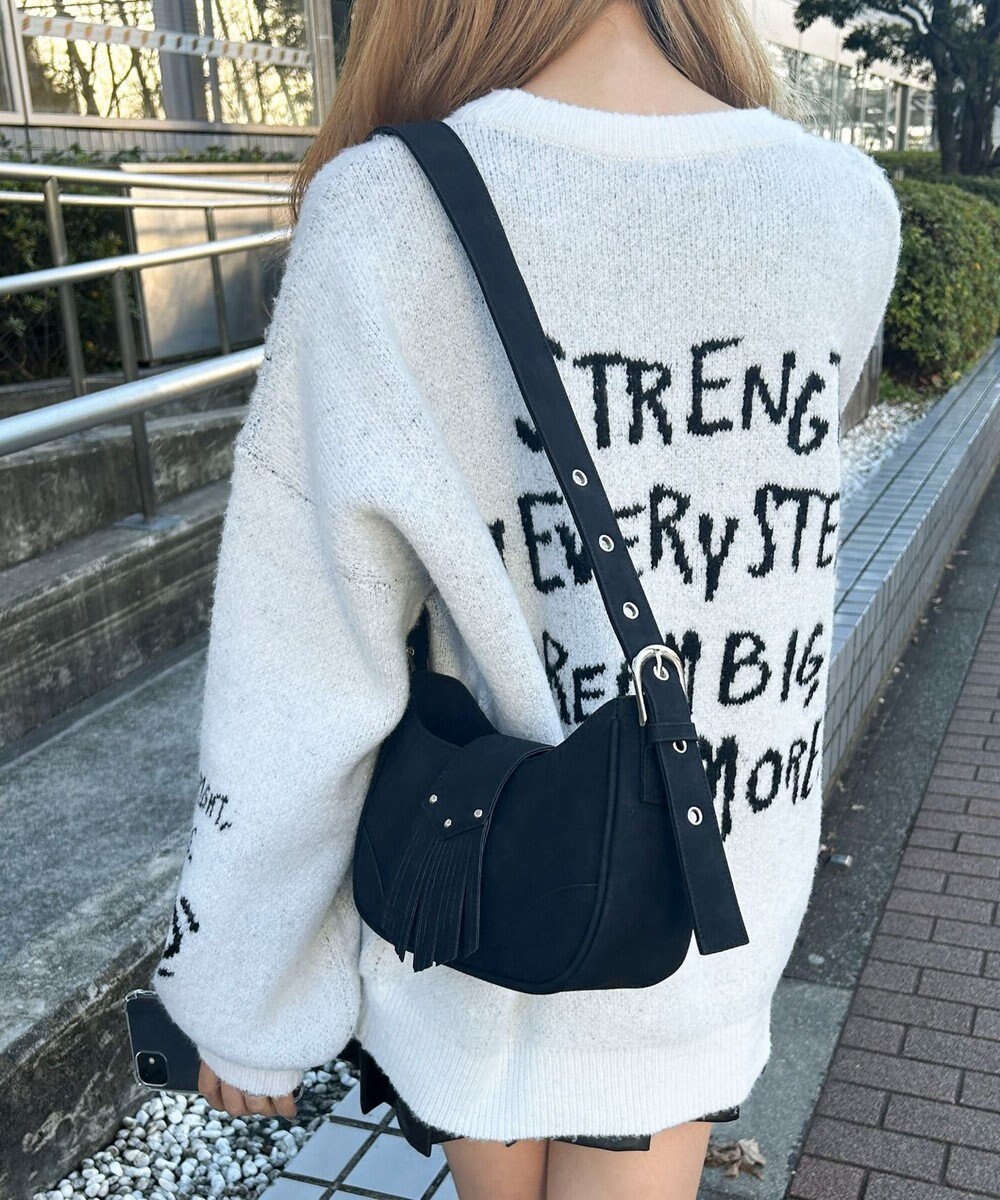 WEGO マルチWAYハーフムーンベルトバッグ 