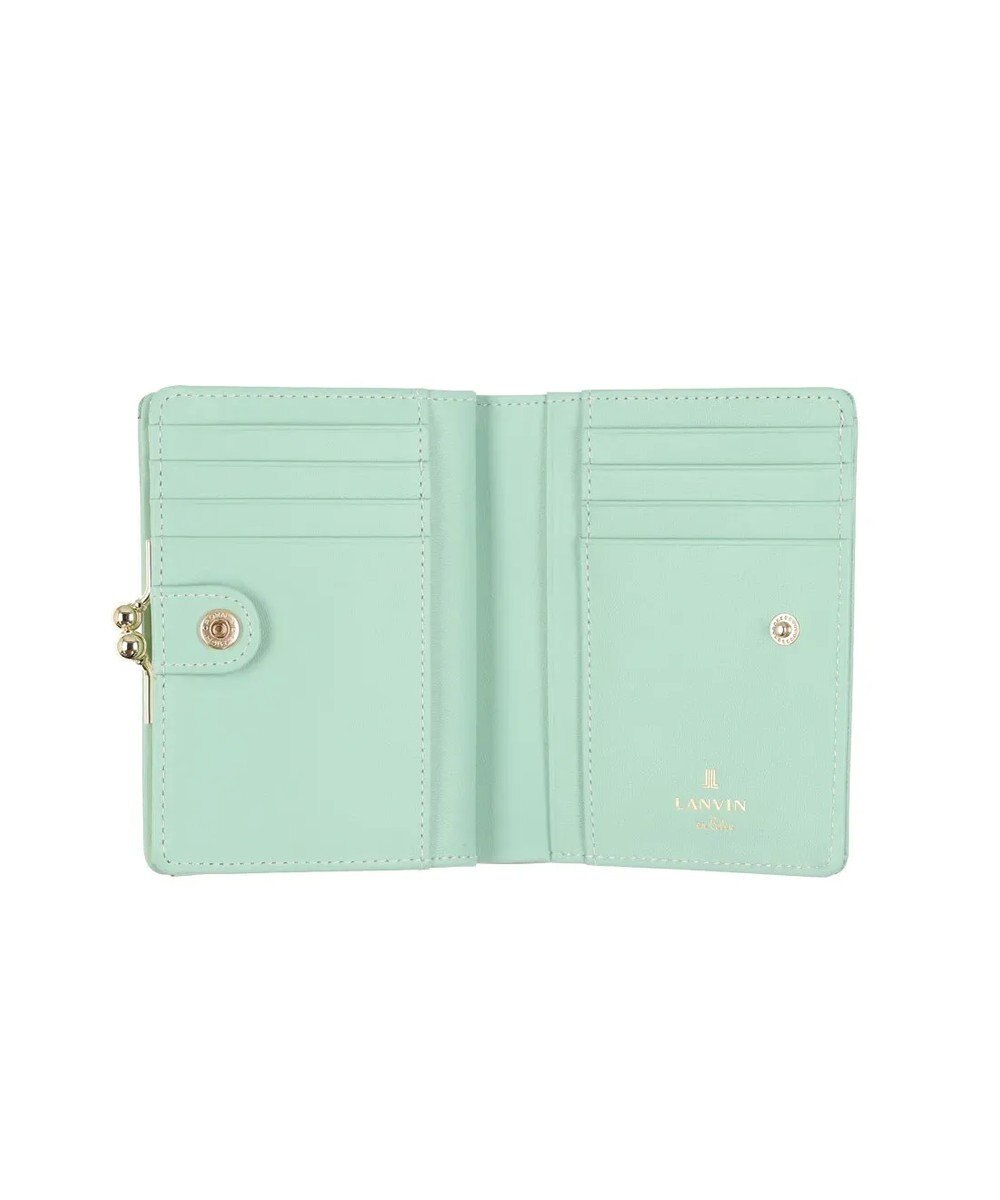 LANVIN en Bleu リュクサンブール 口金二つ折り財布 