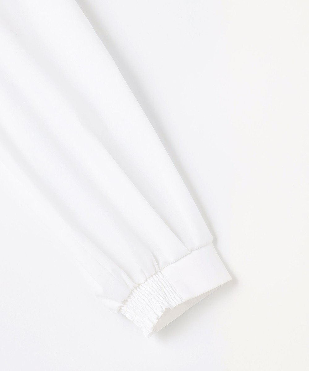 組曲 【KUMIKYOKU NAVY】コットンタッチシャーティングラッフルフレア ブラウス 