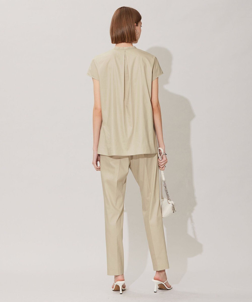 ICB L 【接触冷感・洗える】エステルラミーチンツ プルオーバーブラウス 