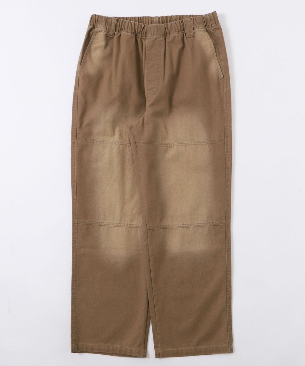 WEGO 【ウエストゴム/MLサイズ展開】ージーダブルニーパンツ 