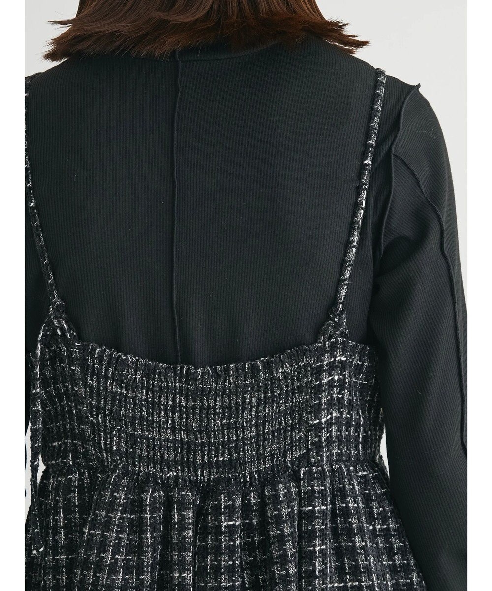 Green Parks ・ＥＬＥＮＣＡＲＥ　ＤＵＥ　ツイードキャミワンピース 