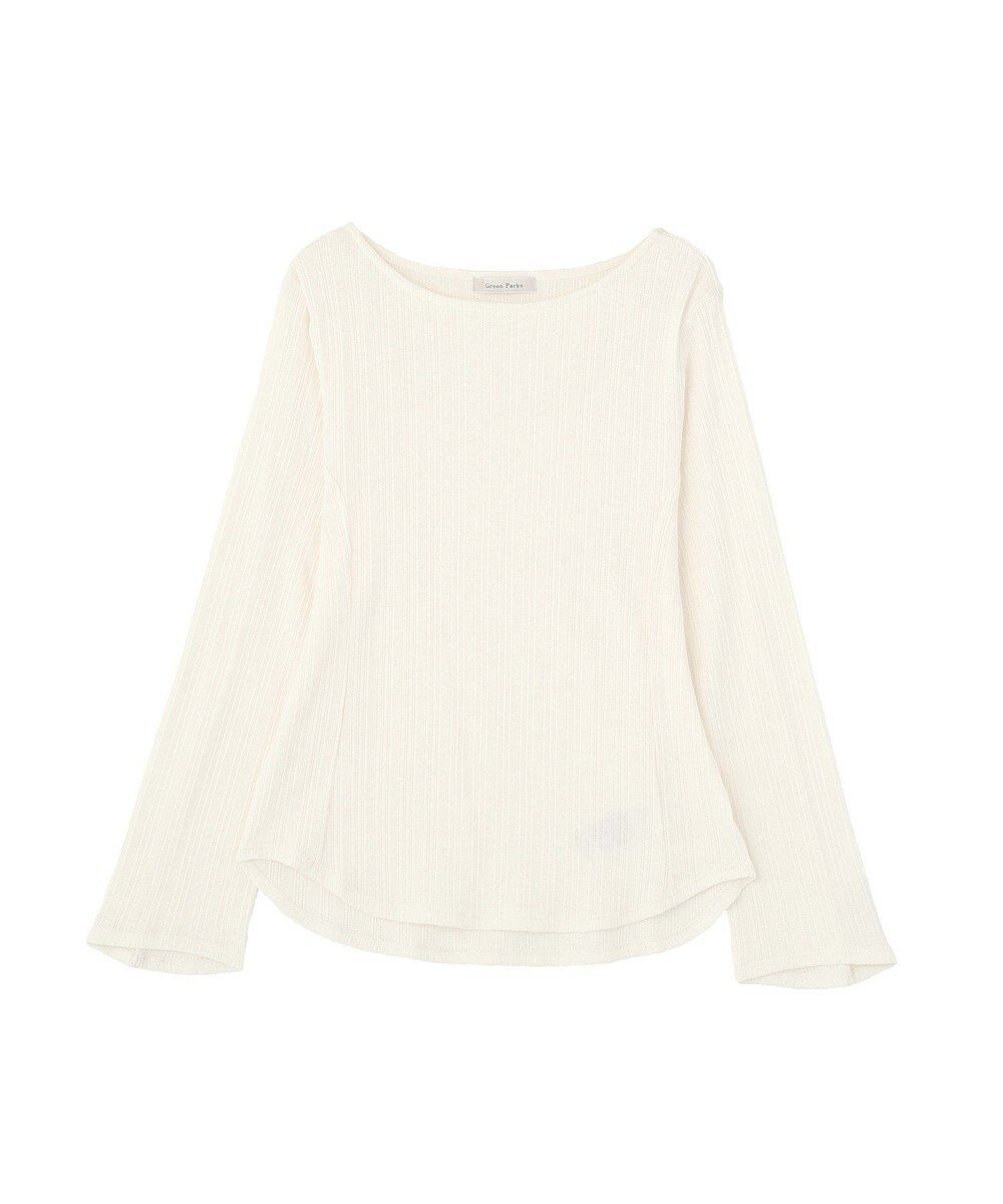Green Parks チェーンリブカットプルオーバー 