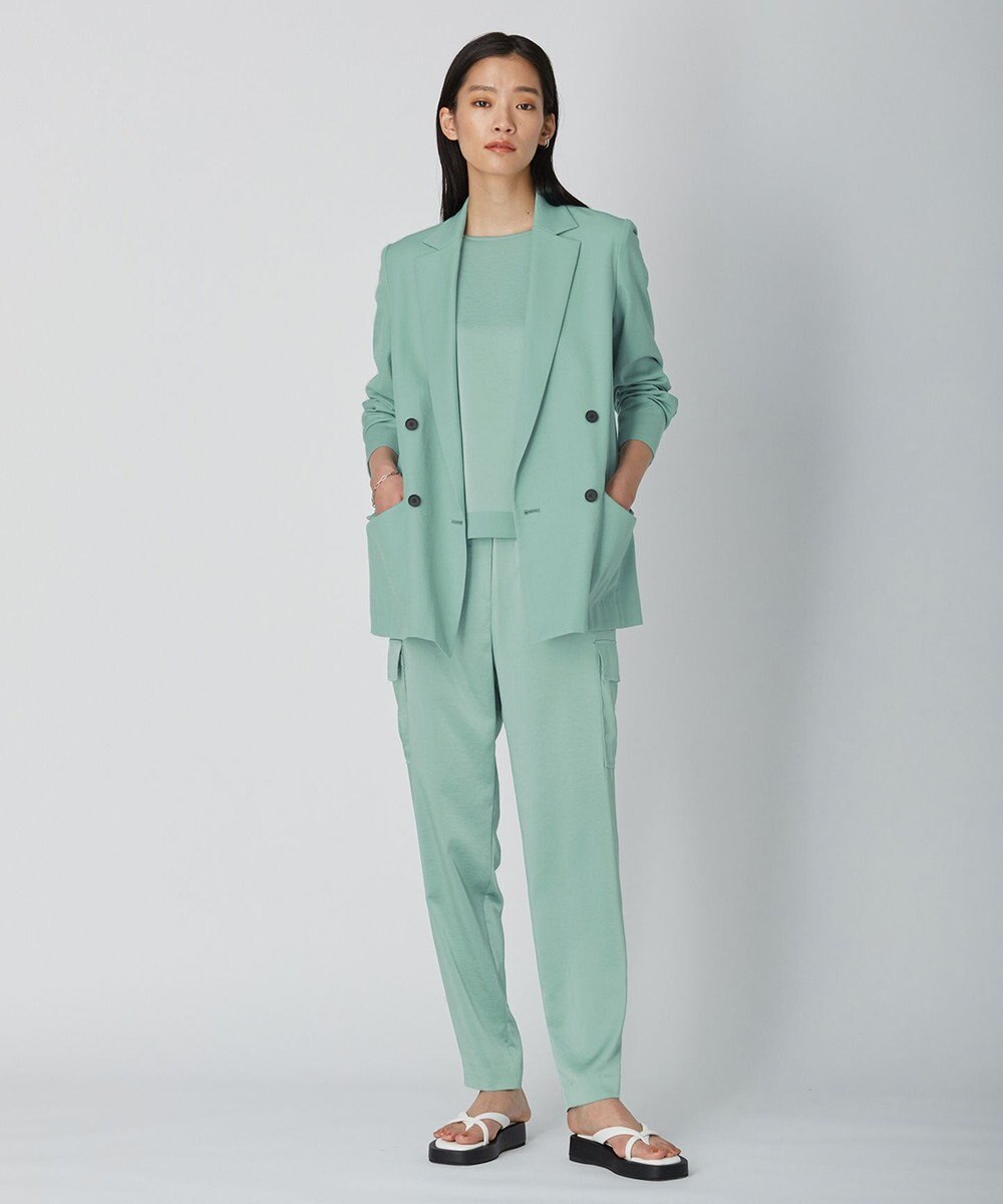 ICB 【WEB限定カラーあり・洗える】Calm プルオーバーブラウス 