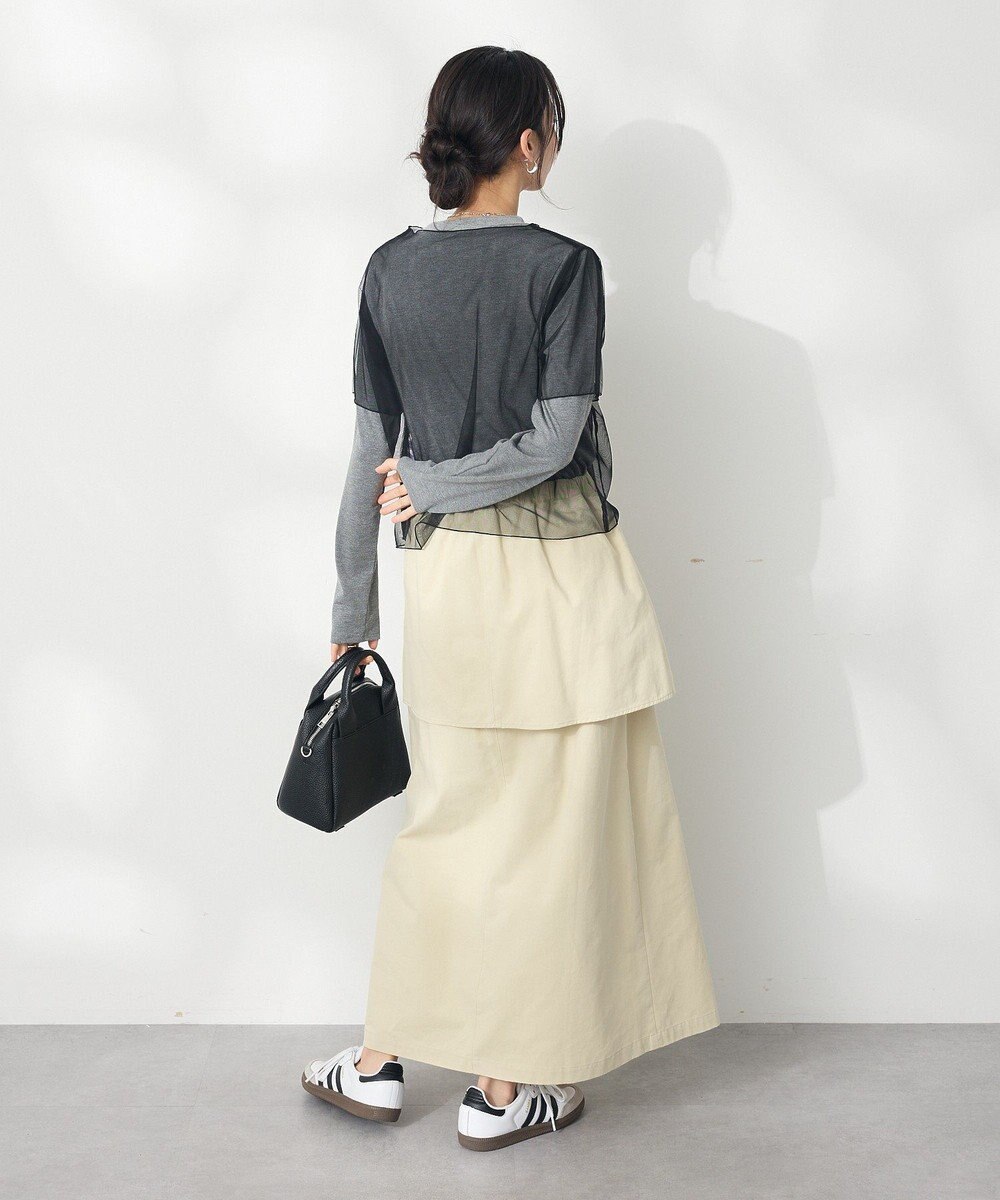 CRAFT STANDARD BOUTIQUE オーバーラップスカート 