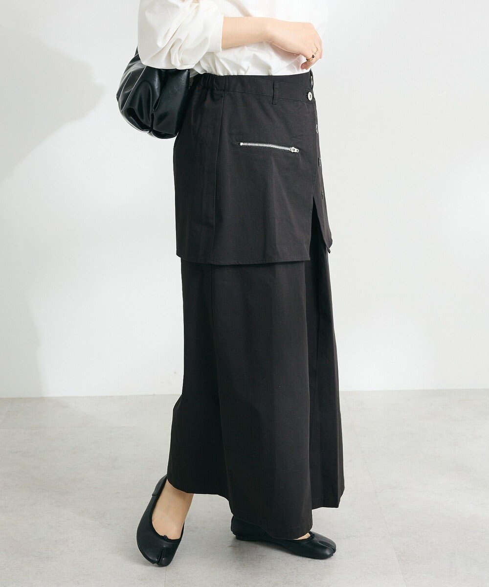 CRAFT STANDARD BOUTIQUE オーバーラップスカート 