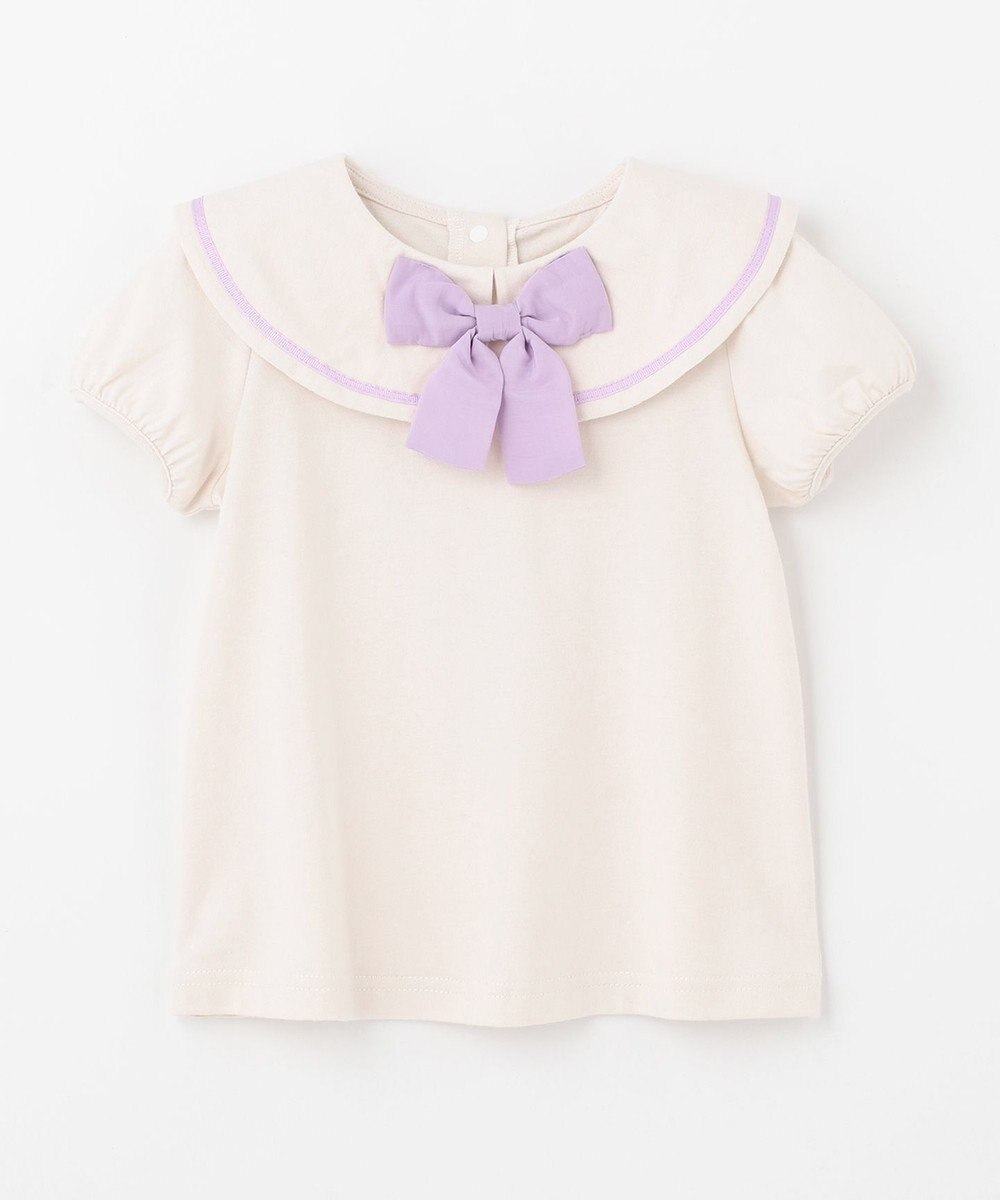 ANY KIDS 接触冷感セーラーカラーTシャツ 