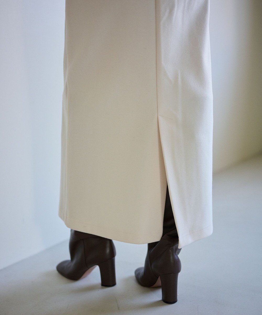 #Newans 【洗濯機可能/セットアップ】ナローシルエットエアリースカート 