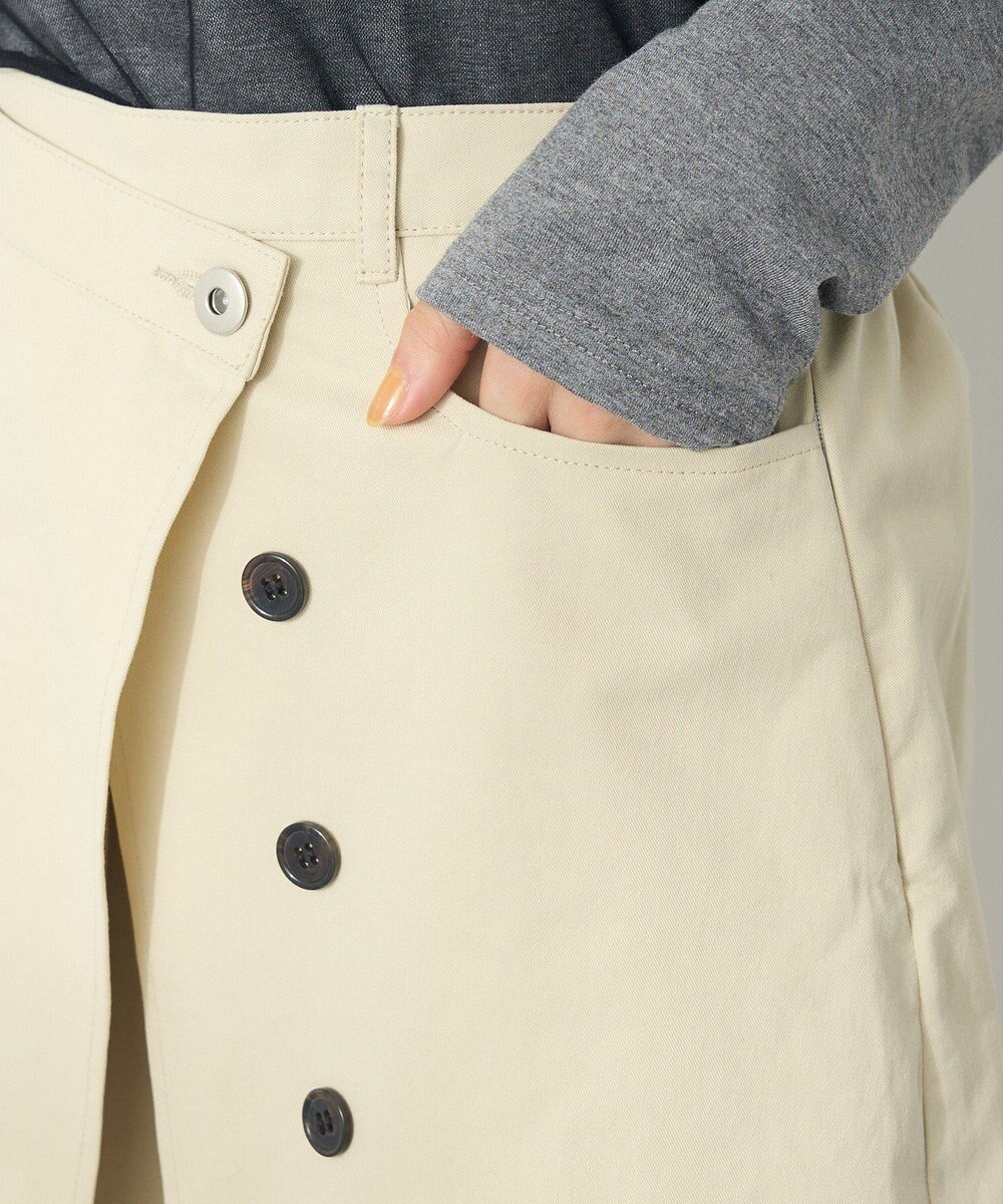 CRAFT STANDARD BOUTIQUE オーバーラップスカート 