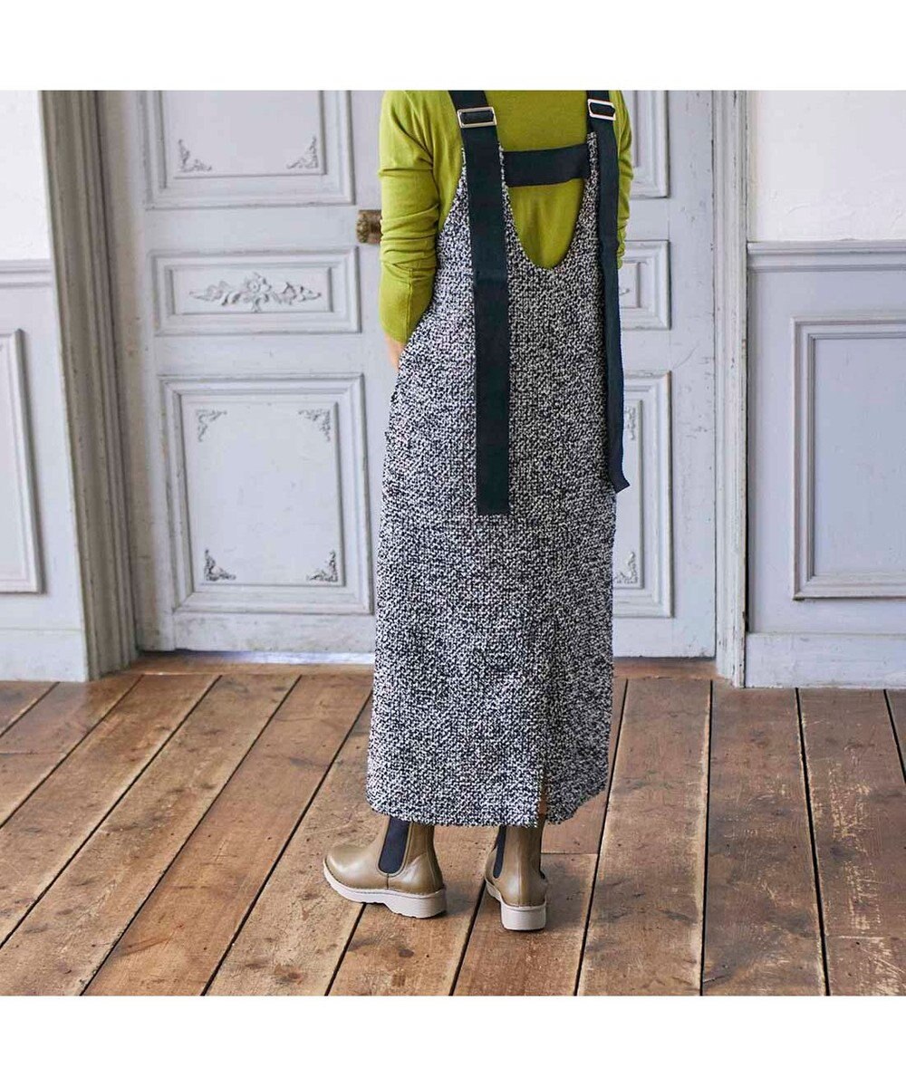 ing <ing>【WEB限定】【3E】【サスティナブルシリーズ】厚底サイドゴアショートブーツ 