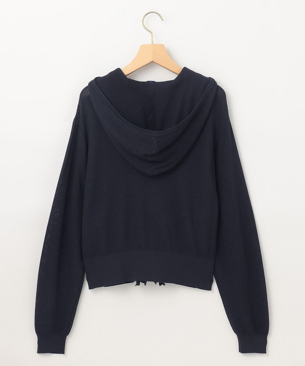 組曲 【WEB限定】  シアーニットフリルパーカー 