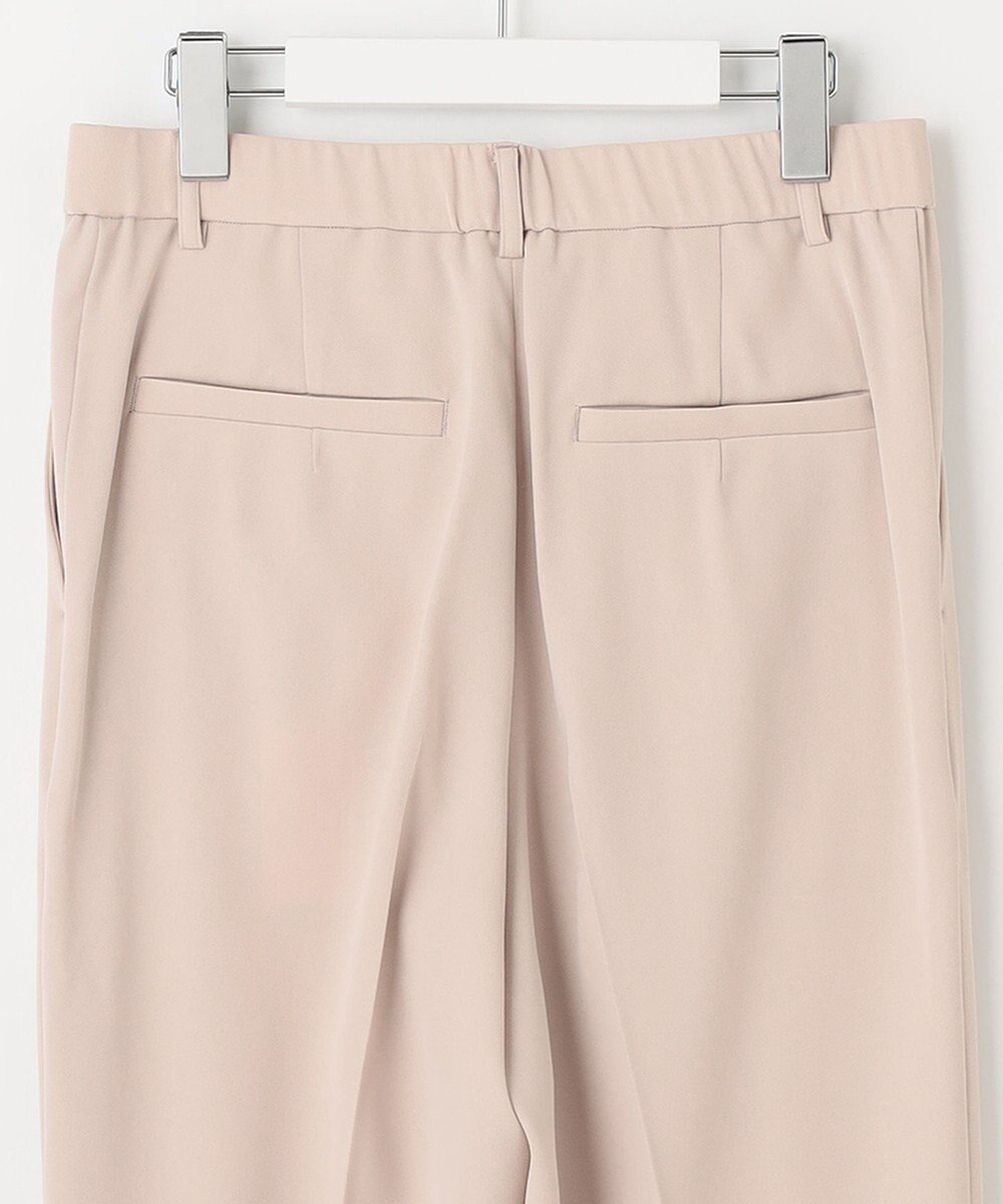 自由区 【XSサイズ～/洗える】ダブルフェイススーティング テーパードパンツ 