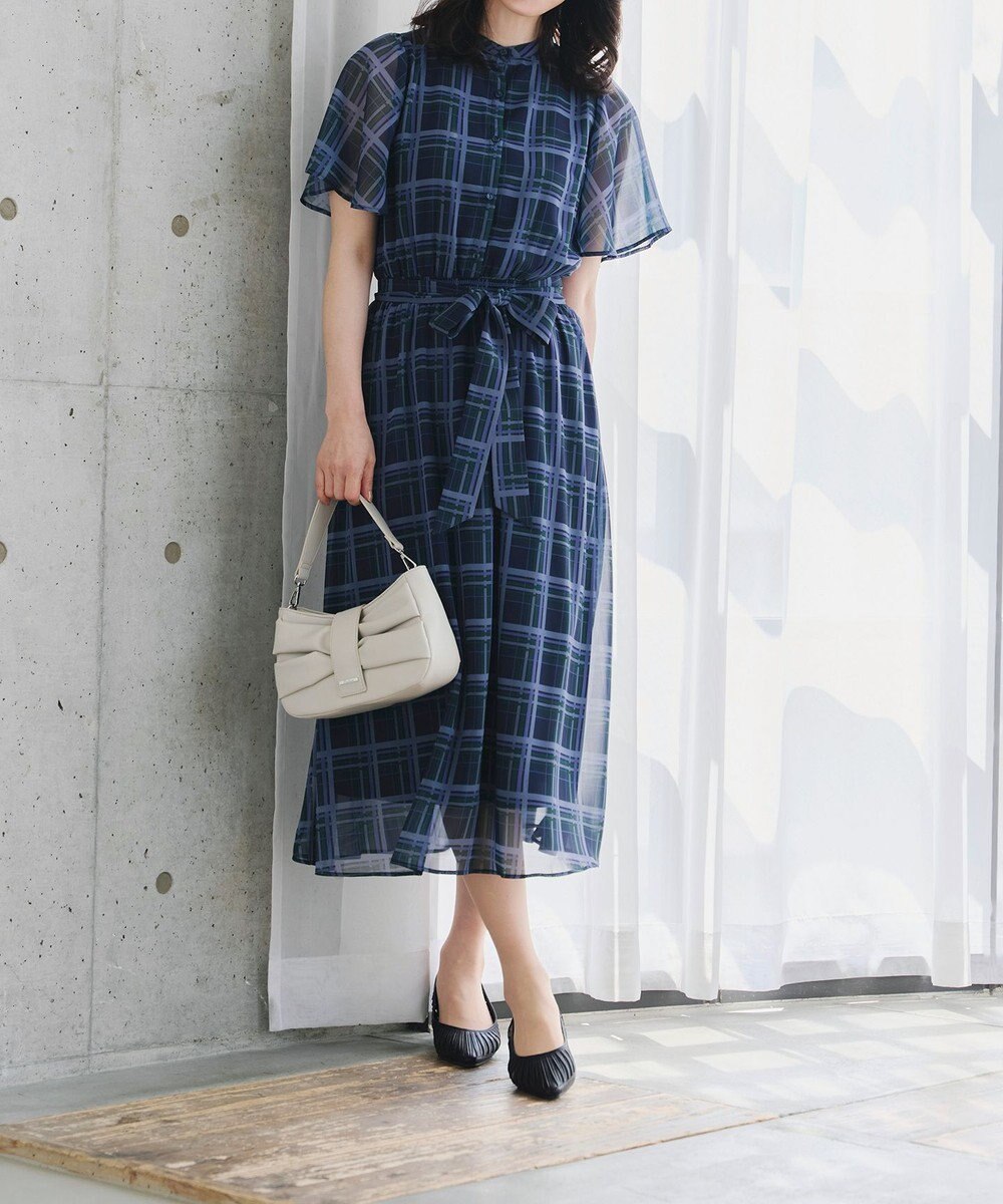 Tiaclasse 【小倉優子さん着用・フラット&ヒール2TYPE】ケージデザインシアーパンプス 