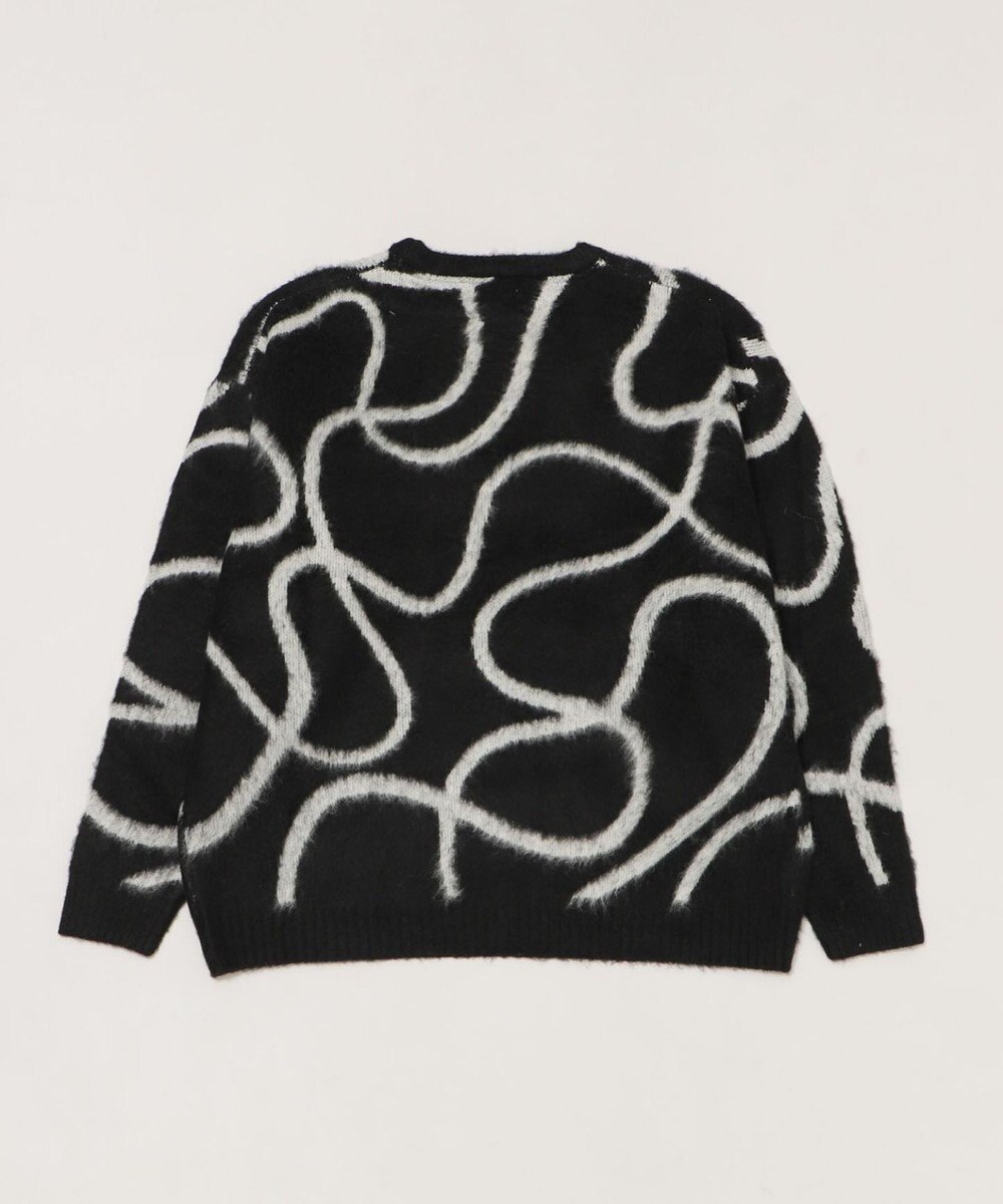 WEGO 【ユニセックス着用ITEM/MLサイズ展開】ファジーパターンプルオーバー 