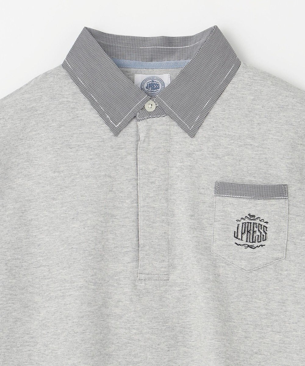 J.PRESS KIDS 【140-170cm】チェックカラー 半袖ポロシャツ 