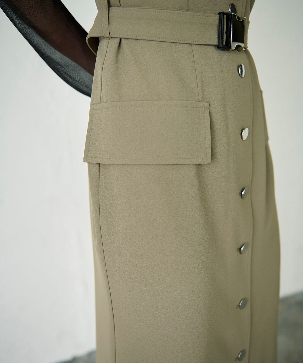 GRACE CONTINENTAL ベルト付ジャンパースカート 