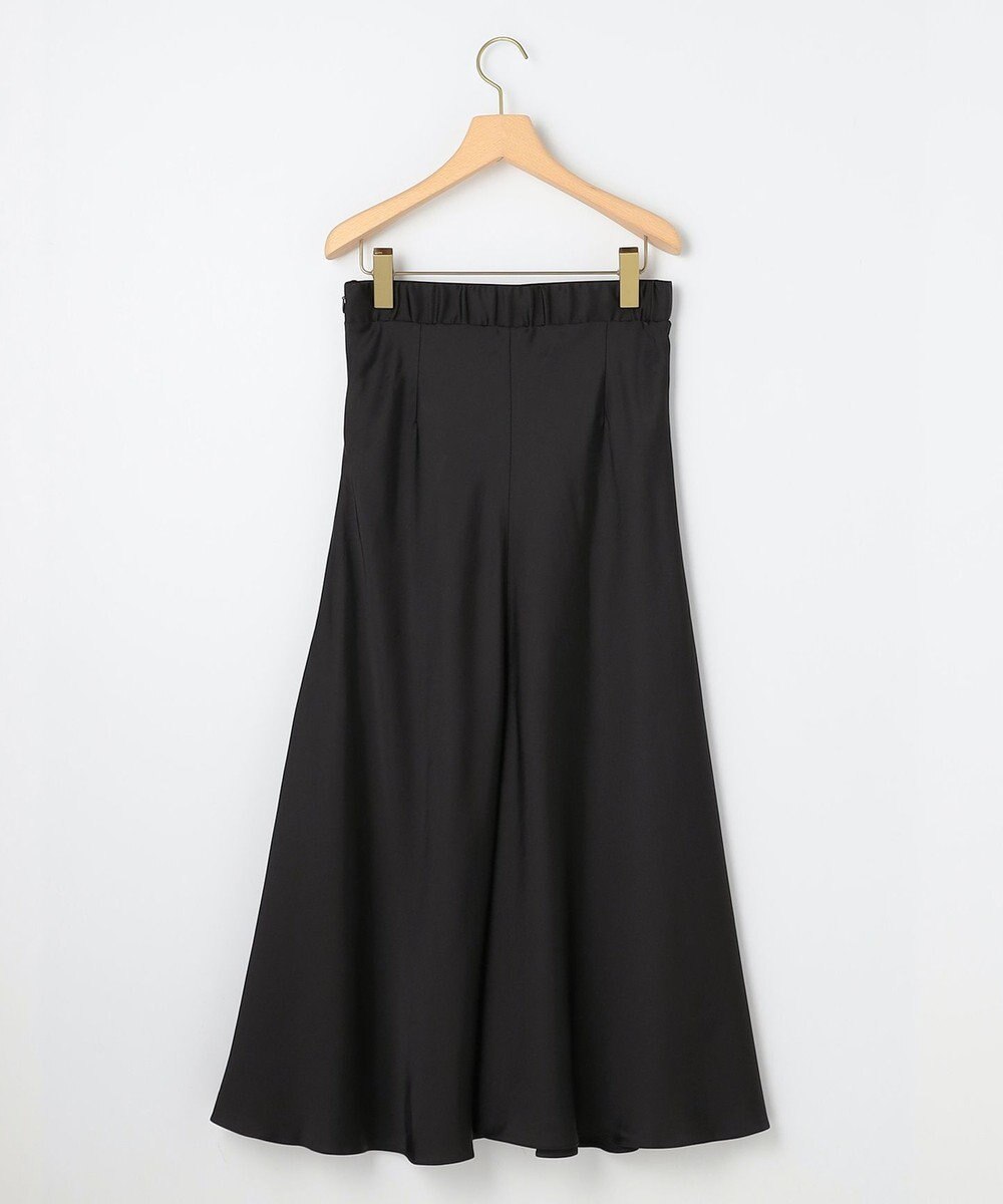 組曲 【WEB限定】サテンナロー スカート 