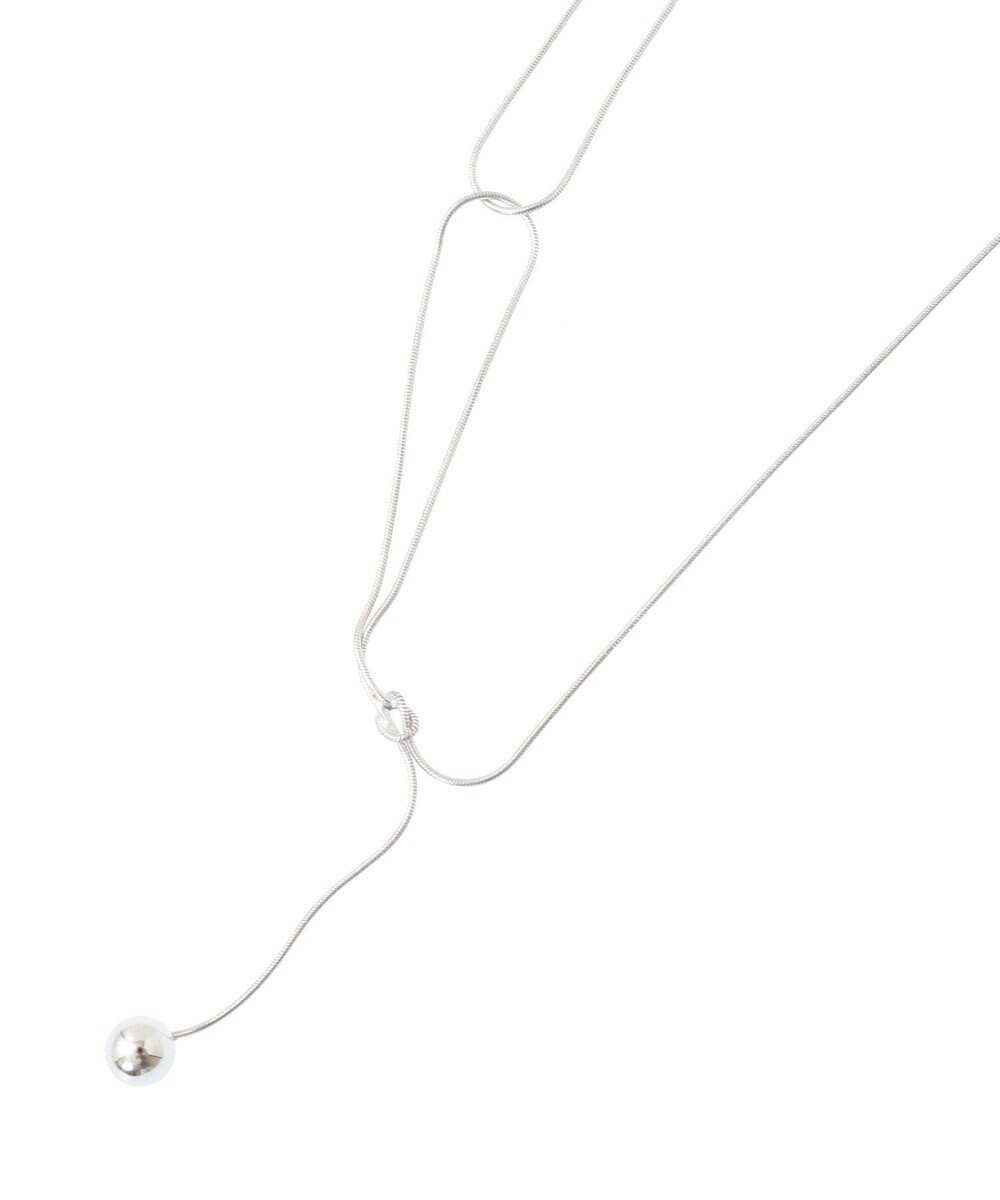 YECCA VECCA アシメデザインワントップネックレス 