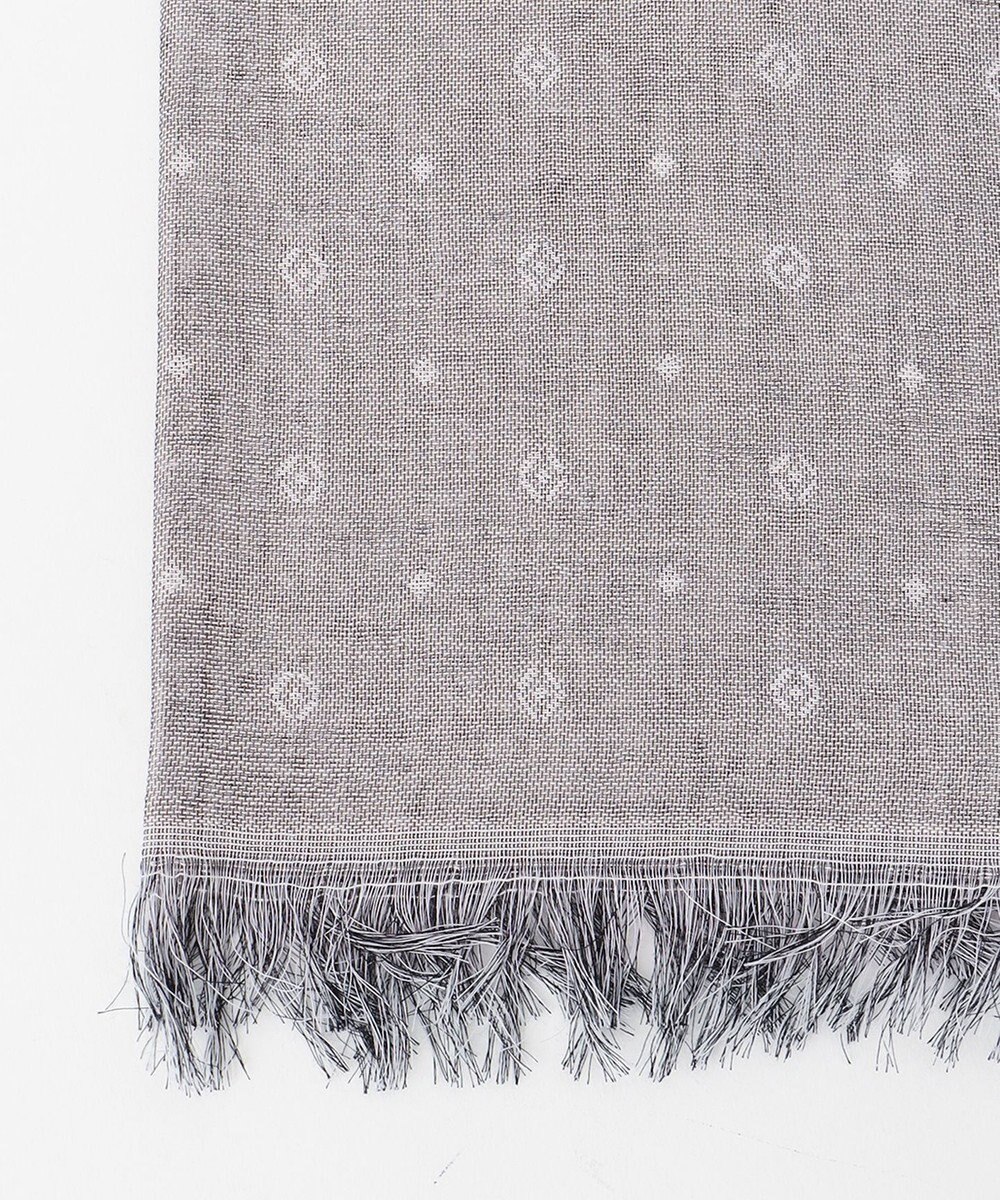 JOSEPH ABBOUD 【イタリア製】クレストドットジャガード ストール 