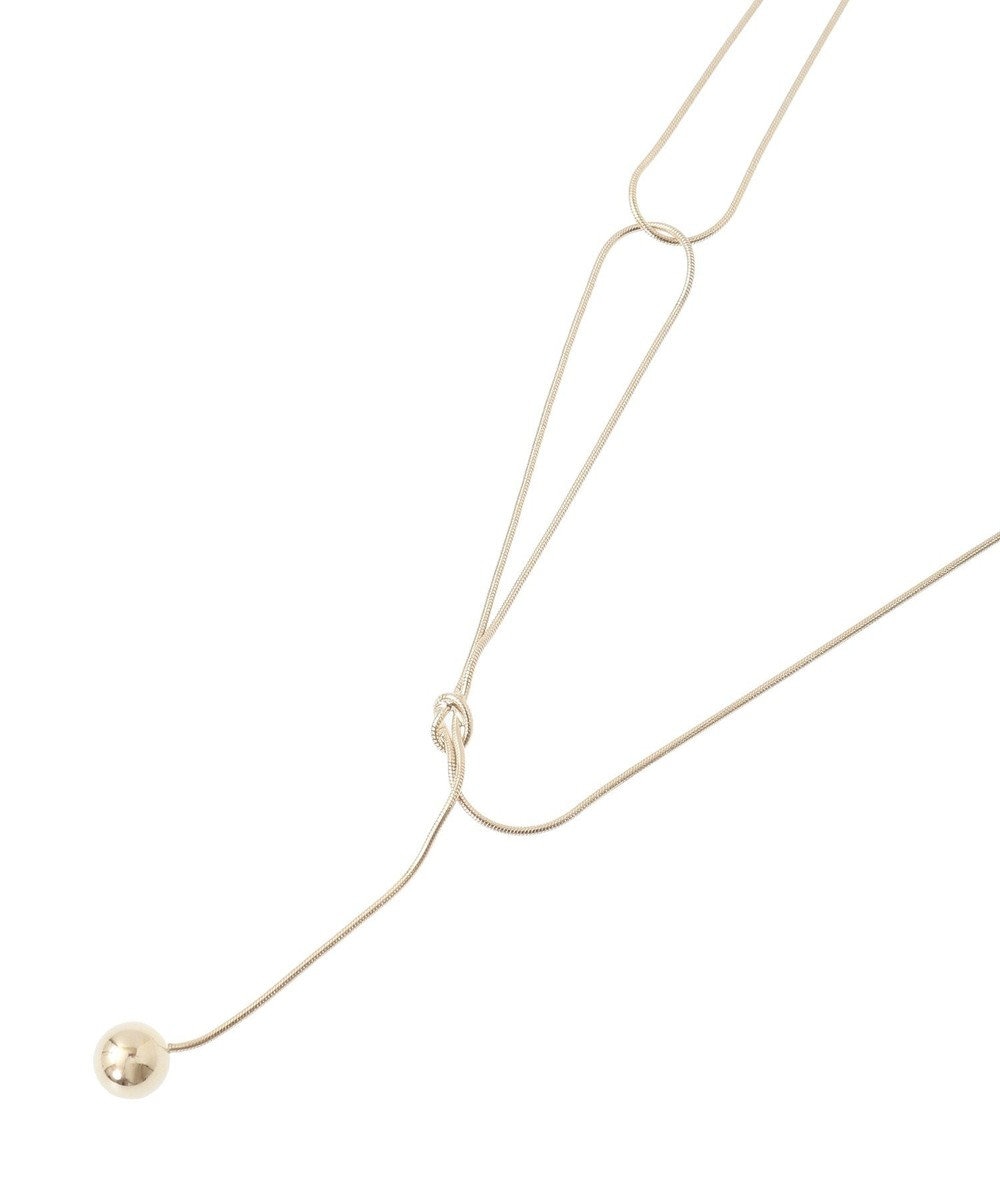 YECCA VECCA アシメデザインワントップネックレス 