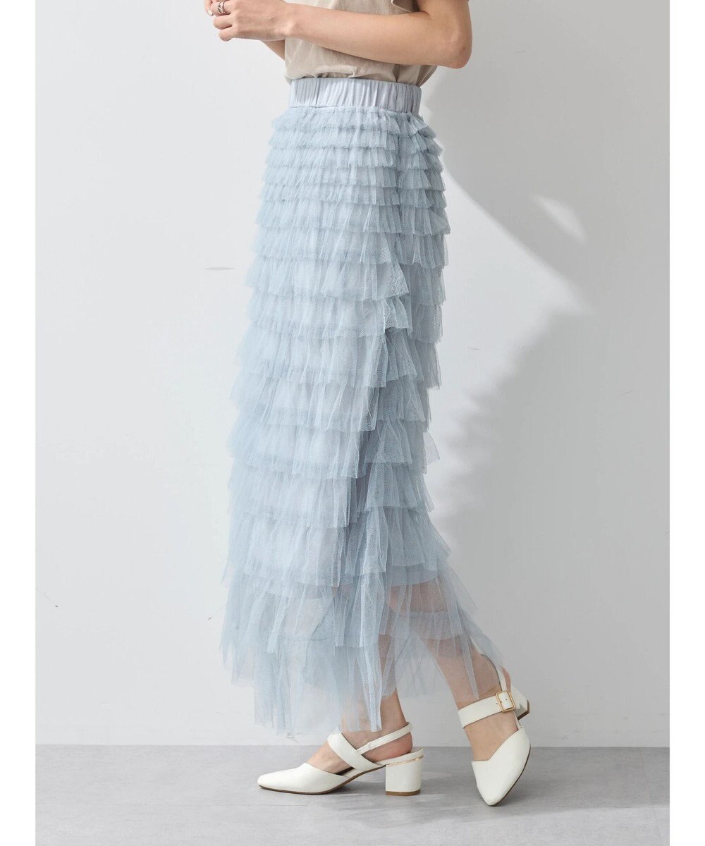 earth music&ecology ティアードフリルチュールスカート 
