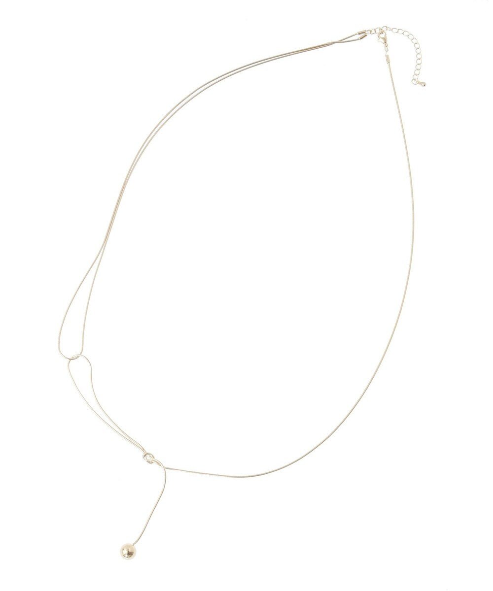 YECCA VECCA アシメデザインワントップネックレス 