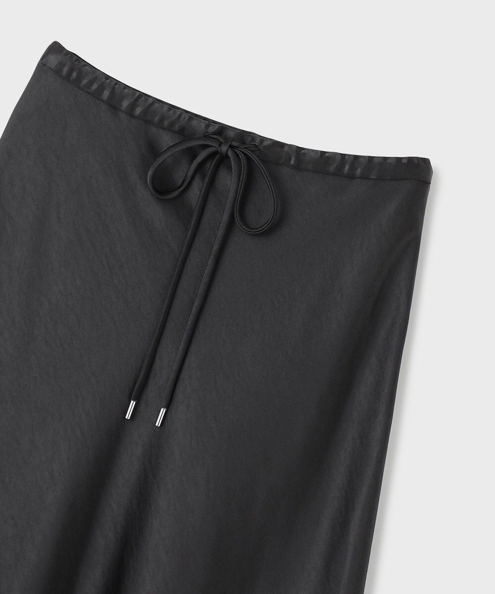 GRACE CONTINENTAL サテンストレッチイージースカート 