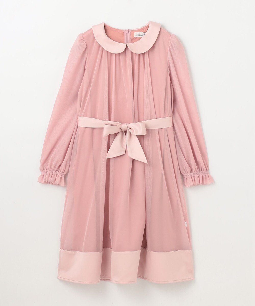 組曲 KIDS 【150-160㎝】チュールフレア ドレス 