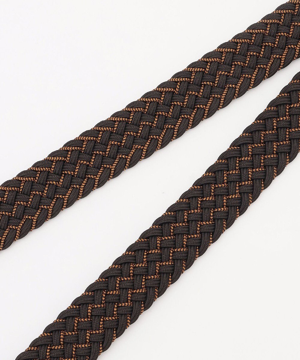 JOSEPH ABBOUD 【イタリア素材・ストレッチ・日本製】メランジグリッドストレッチ ベルト 