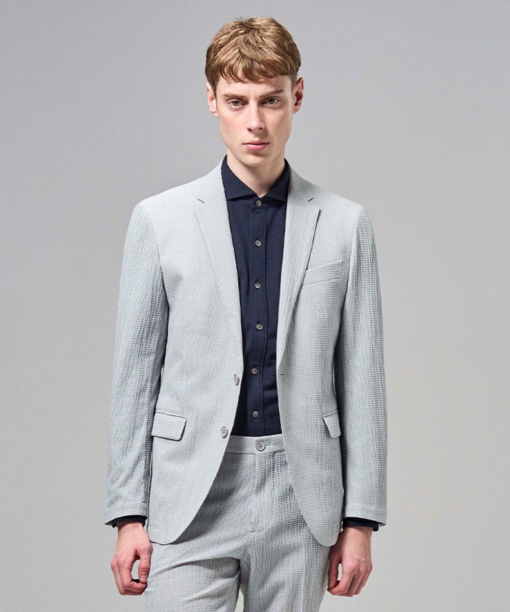 JOSEPH HOMME 新色追加【セットアップ対応】トリコサッカーストレッチ　 ジャケット 