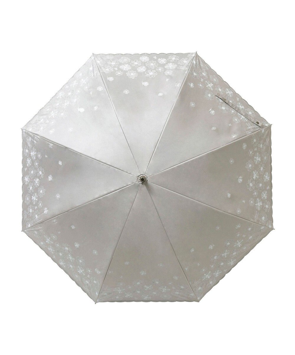 MOONBAT 【一級遮光/晴雨兼用日傘】ランバン オン ブルー (LANVIN en Blue)  長傘 日傘 フラワーグリッター 