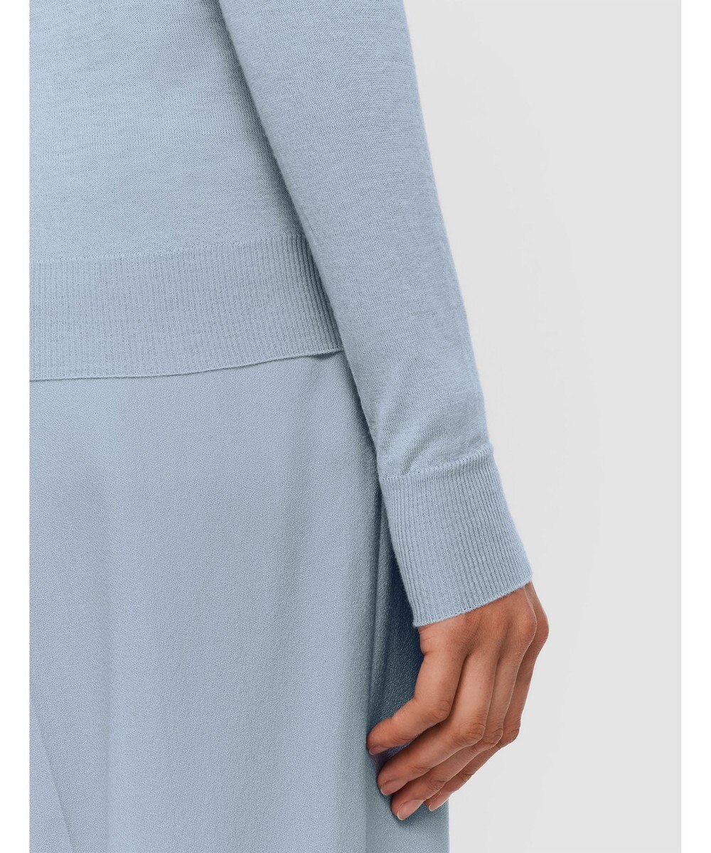 JOSEPH 【洗える】キャッシュエアー　ラウンドネックニット 