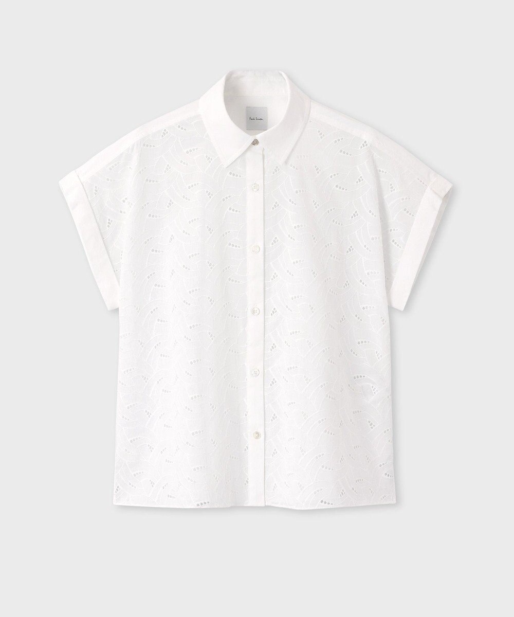 Paul Smith 【洗える】コットンレース 半袖シャツ 