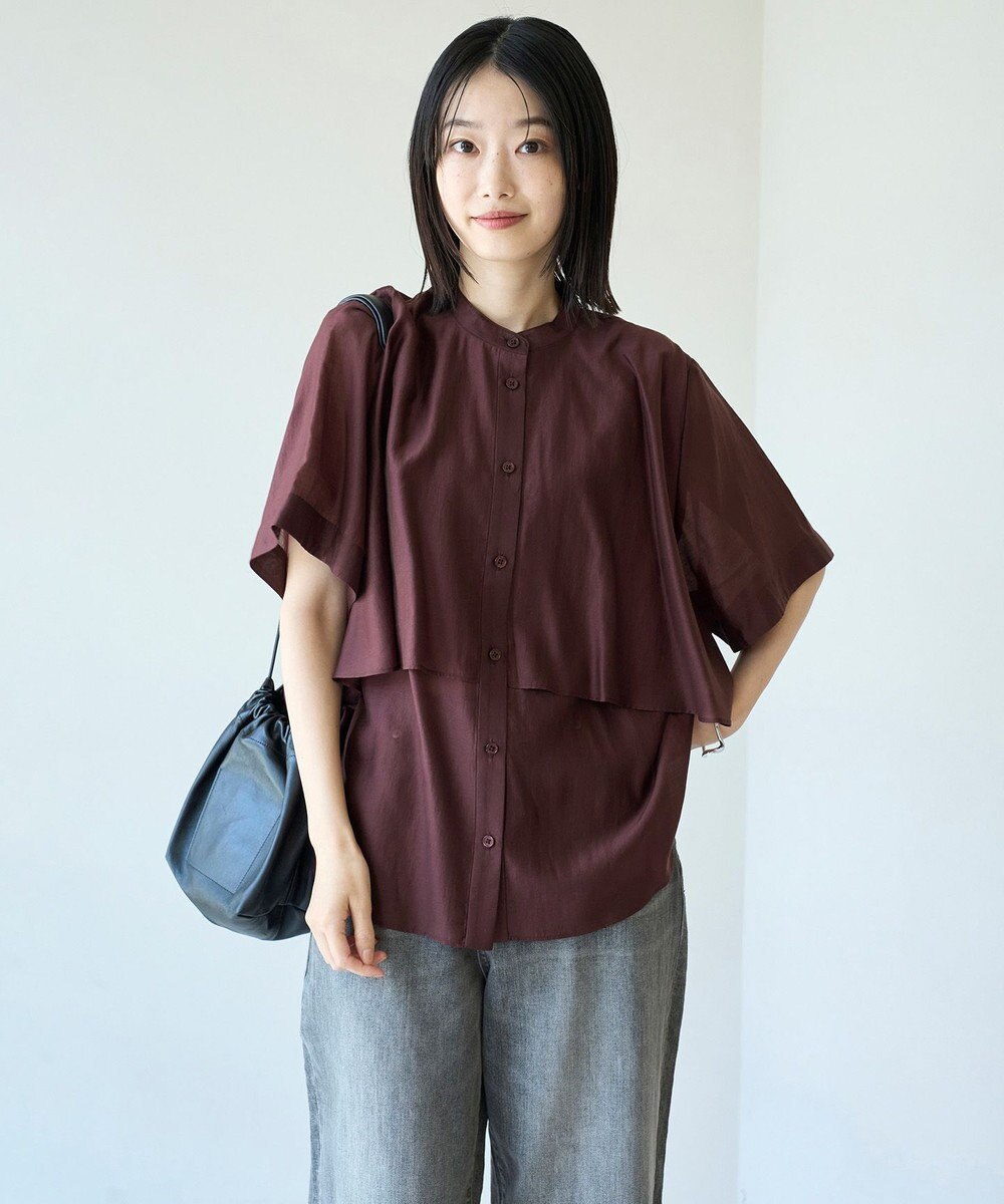 UNFILO シアー ヨークシャツ 