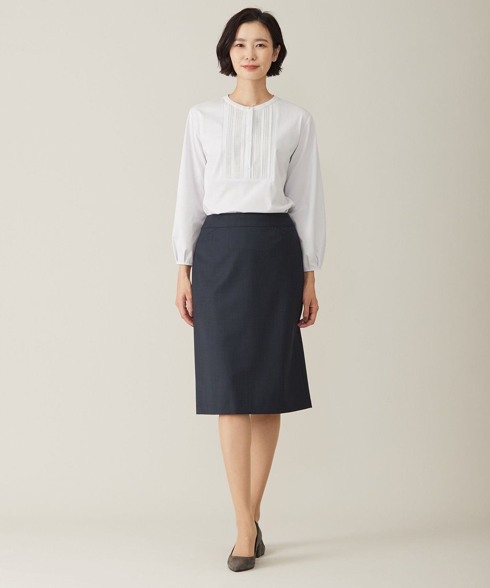 J.PRESS LADIES S 【吸水速乾】プレーティングジャージー ハシゴレース カットソー 