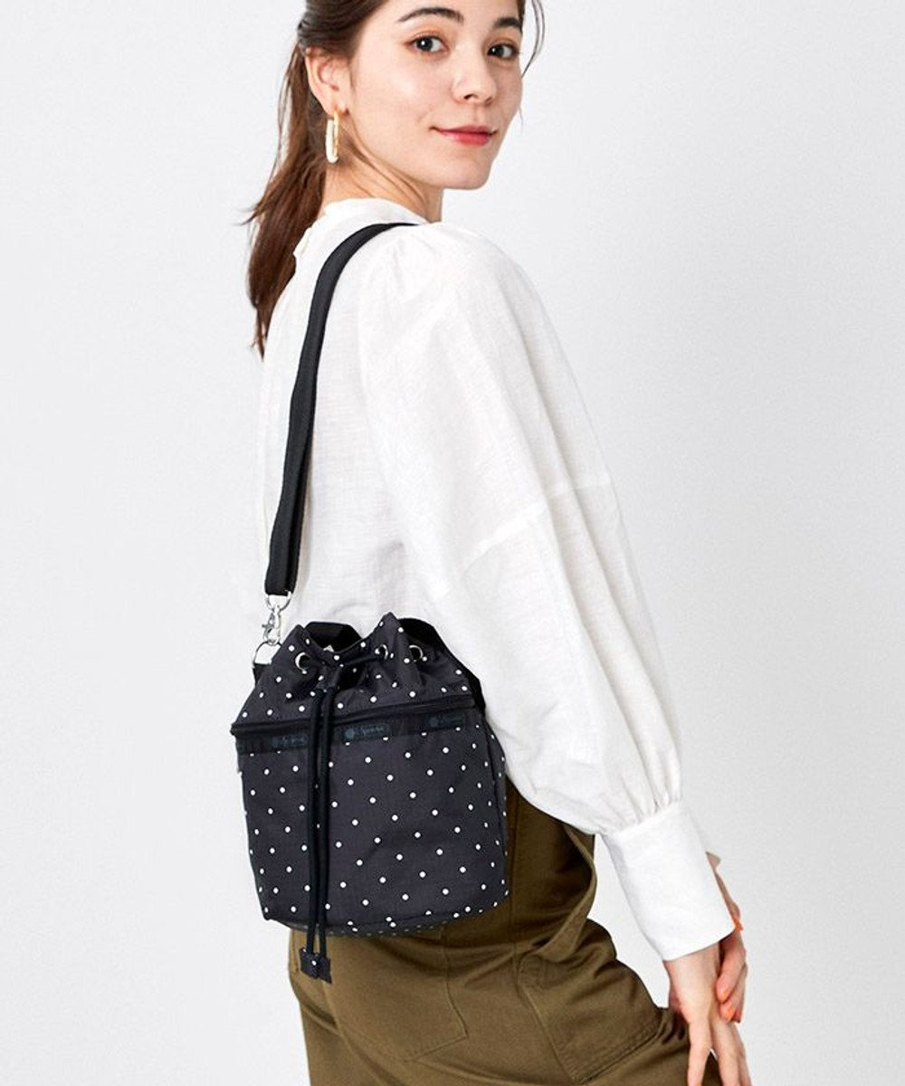 DRAWSTRING BUCKET BAG/タイニードット / LeSportsac | ファッション