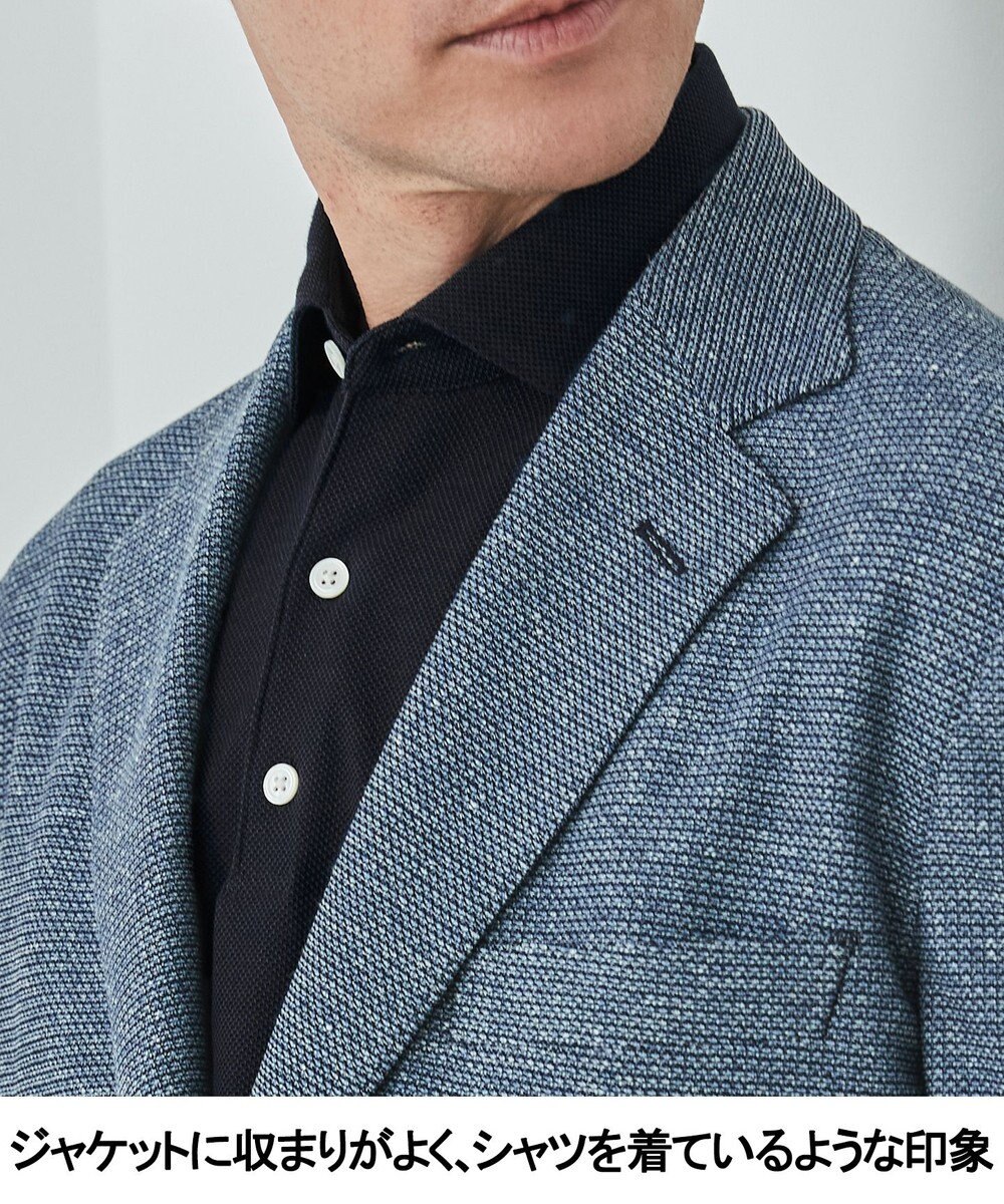 GOTAIRIKU あのBIZポロが 長袖に【仕事で着られる】キレイめ 鹿の子 ビズポロシャツ_ロング 