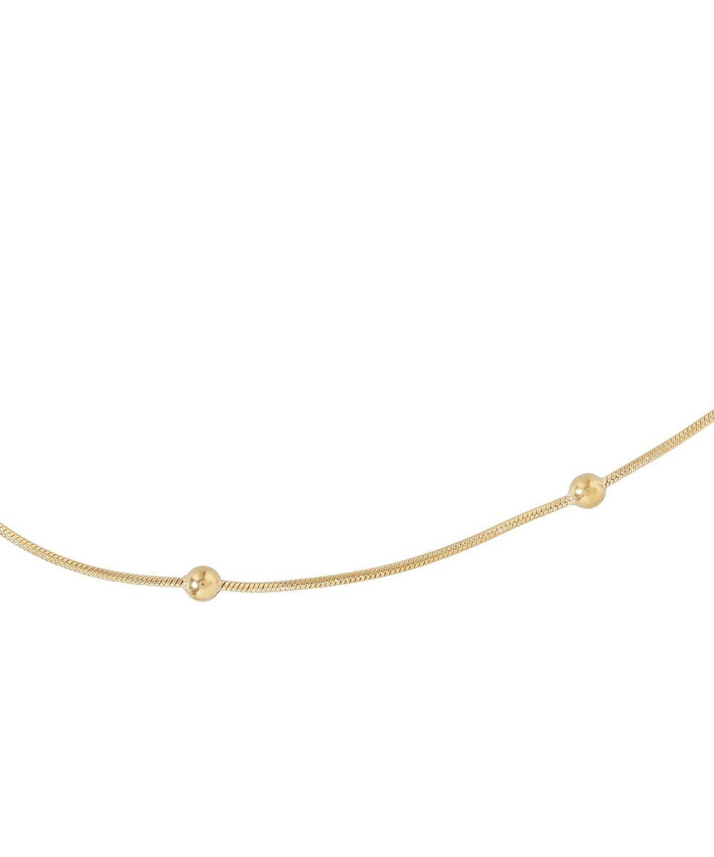 AMERICAN HOLIC 【ステンレス】スイッチドボールチェ－ンネックレス 