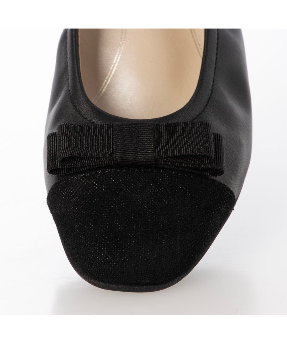 Riz raffinee <Riz raffinee>リボン付きローヒールパンプス 